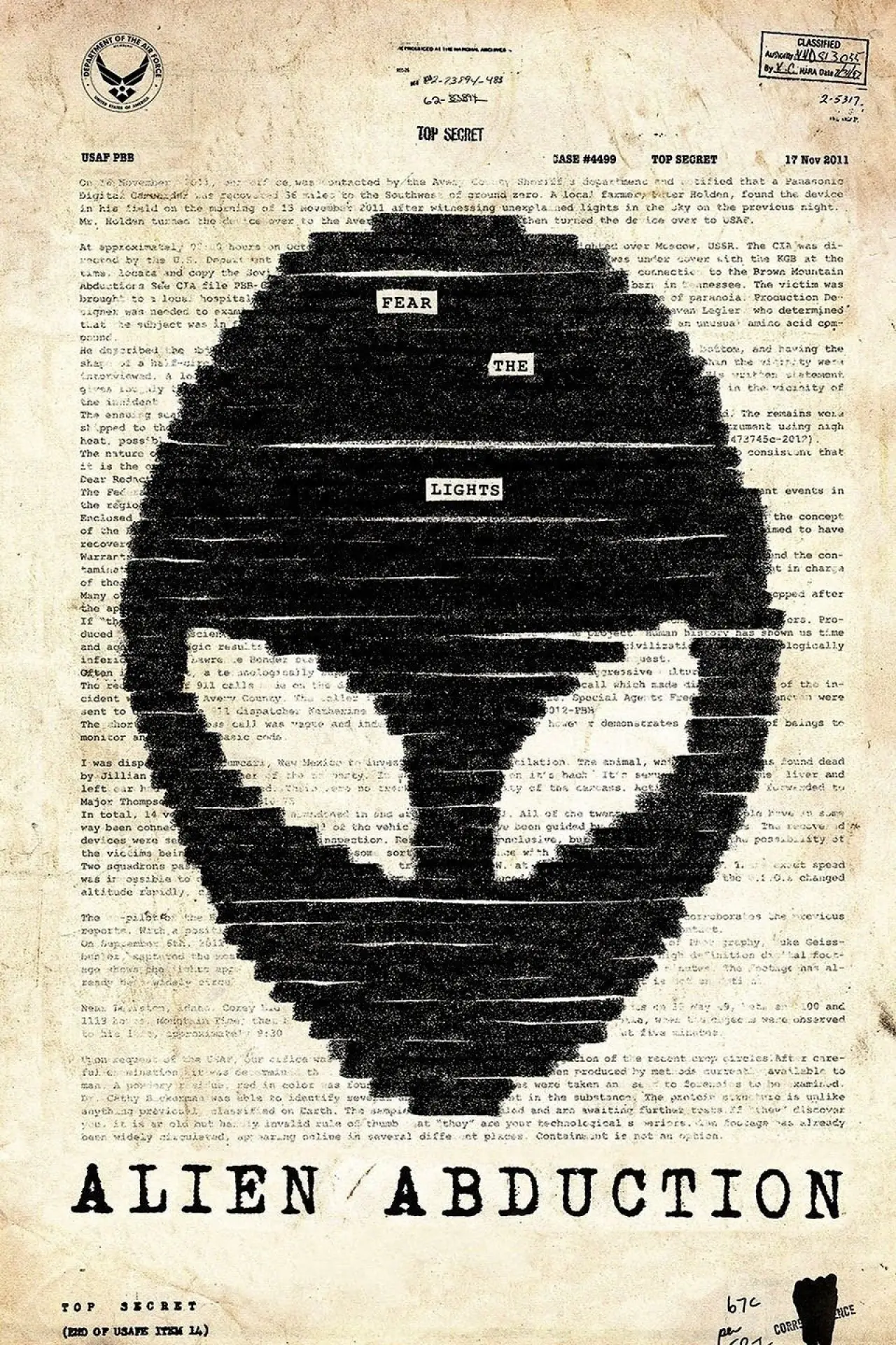 Plakat filmowy "Alien Abduction"