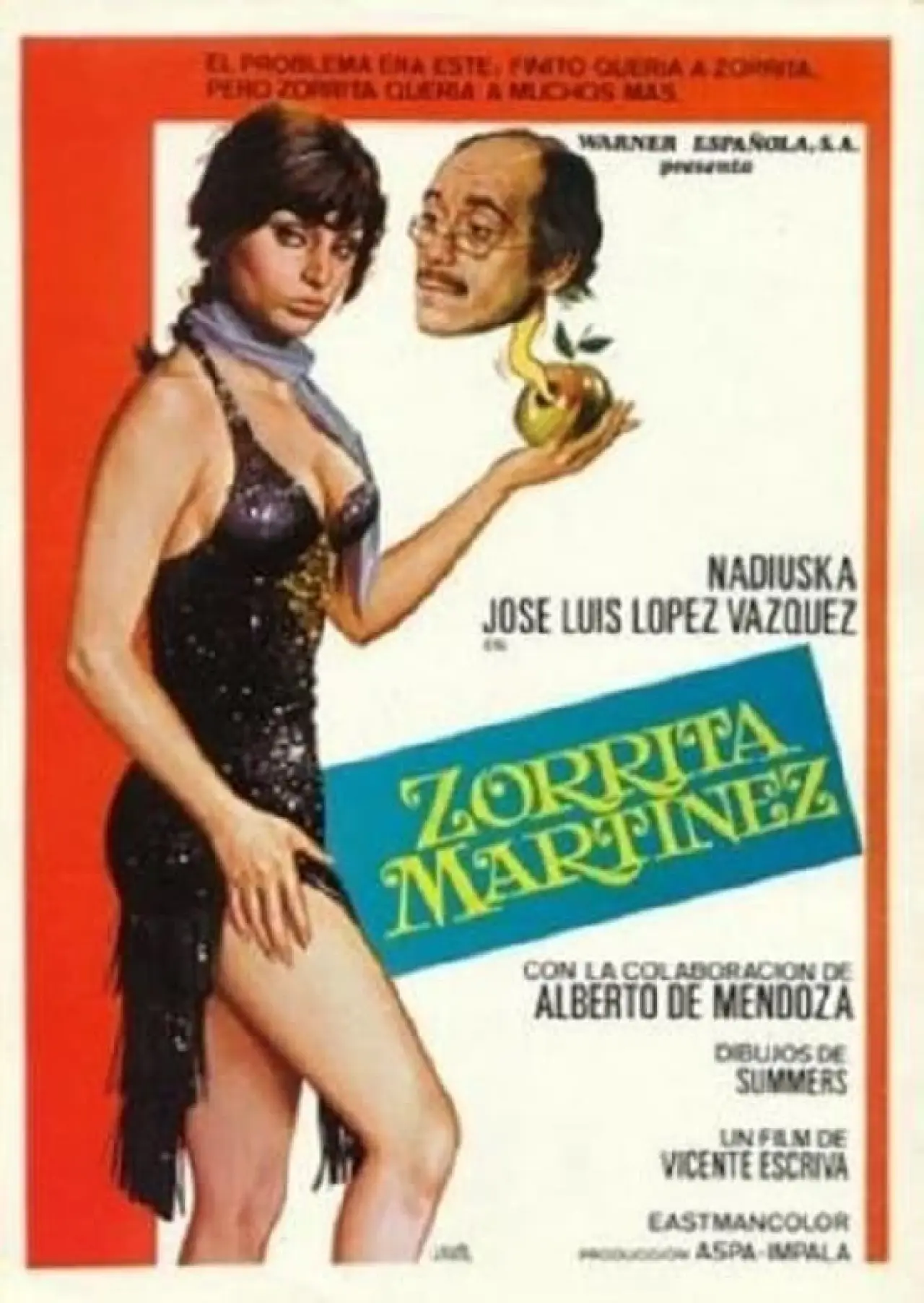 Plakat filmowy "Zorrita Martínez"