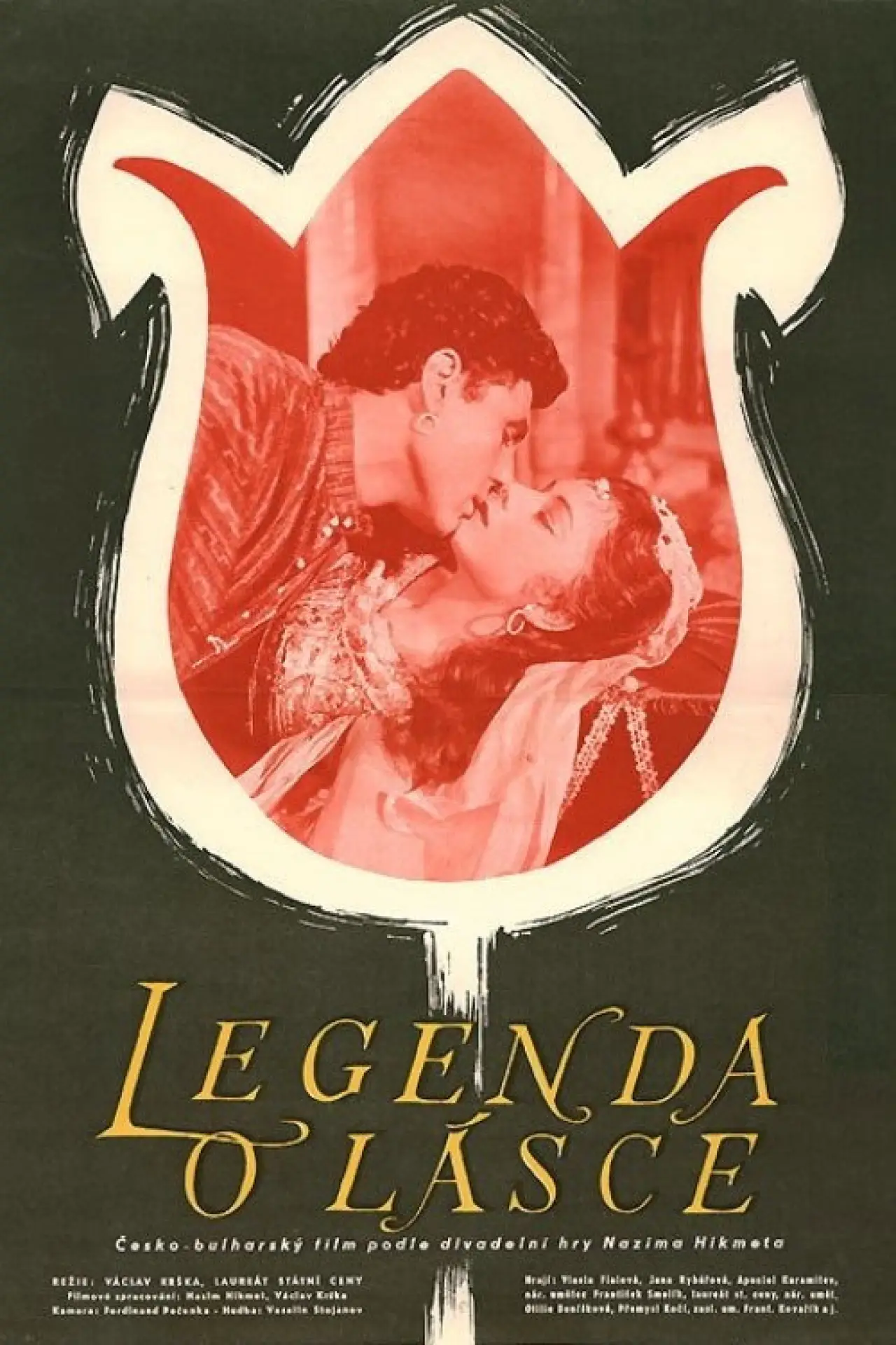Plakat filmowy "Legenda o lásce"