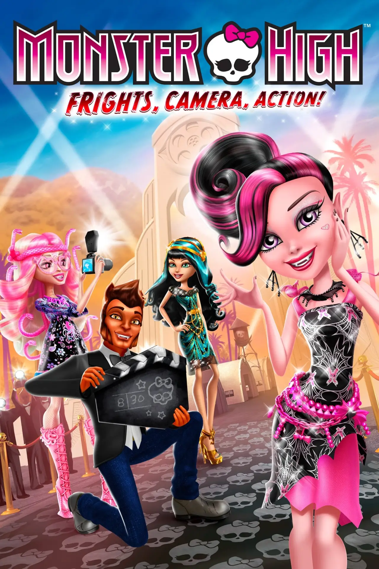 Plakat filmowy "Monster High: Strach, kamera, akcja!"