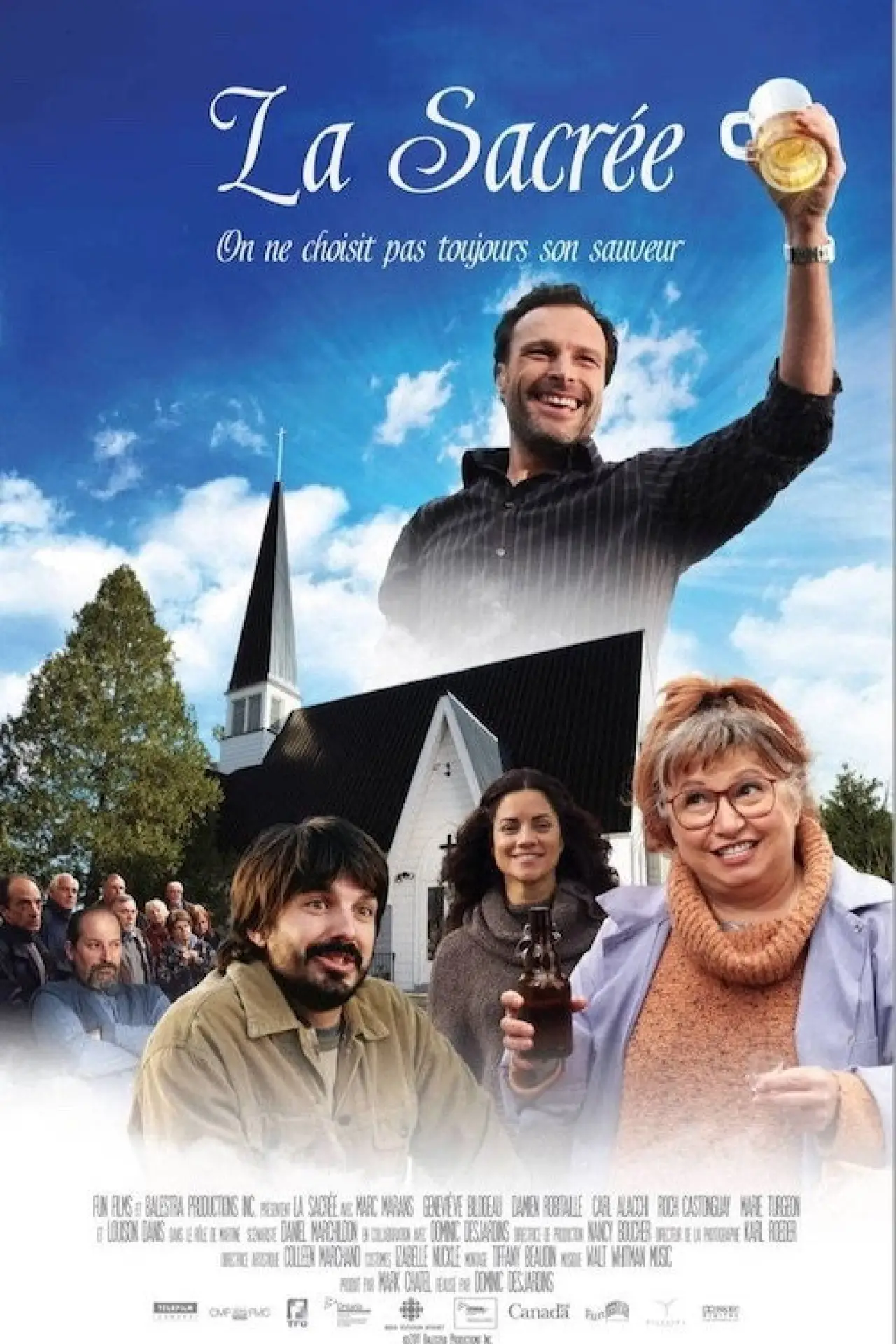 Plakat filmowy "La sacrée"