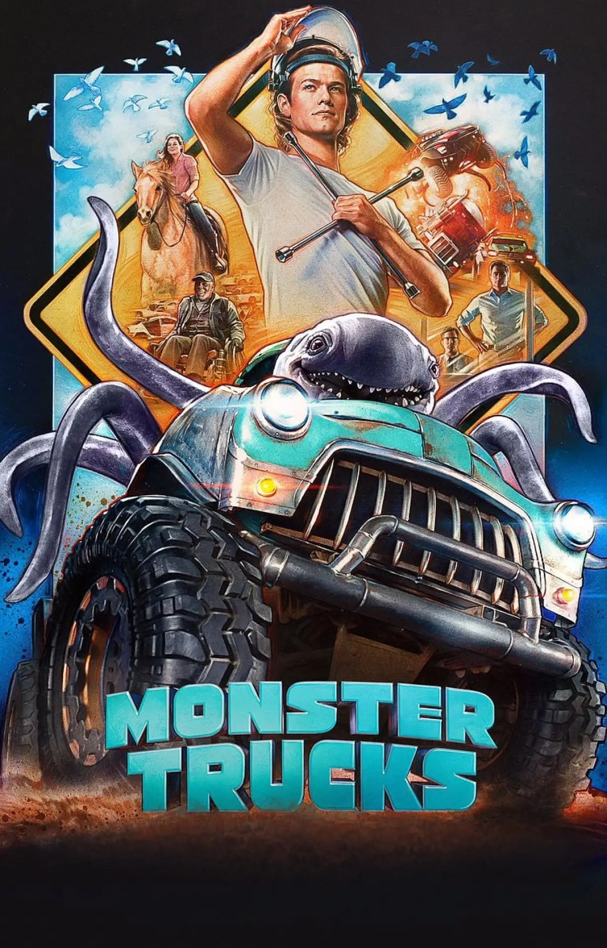 Plakat filmowy "Monster Trucks"