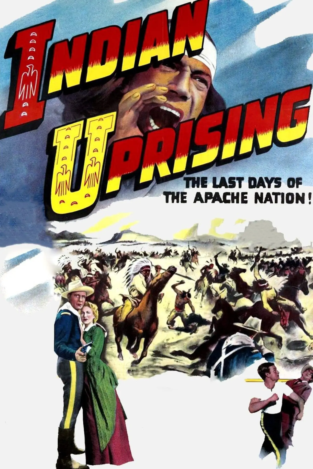 Plakat filmowy "Indian Uprising"