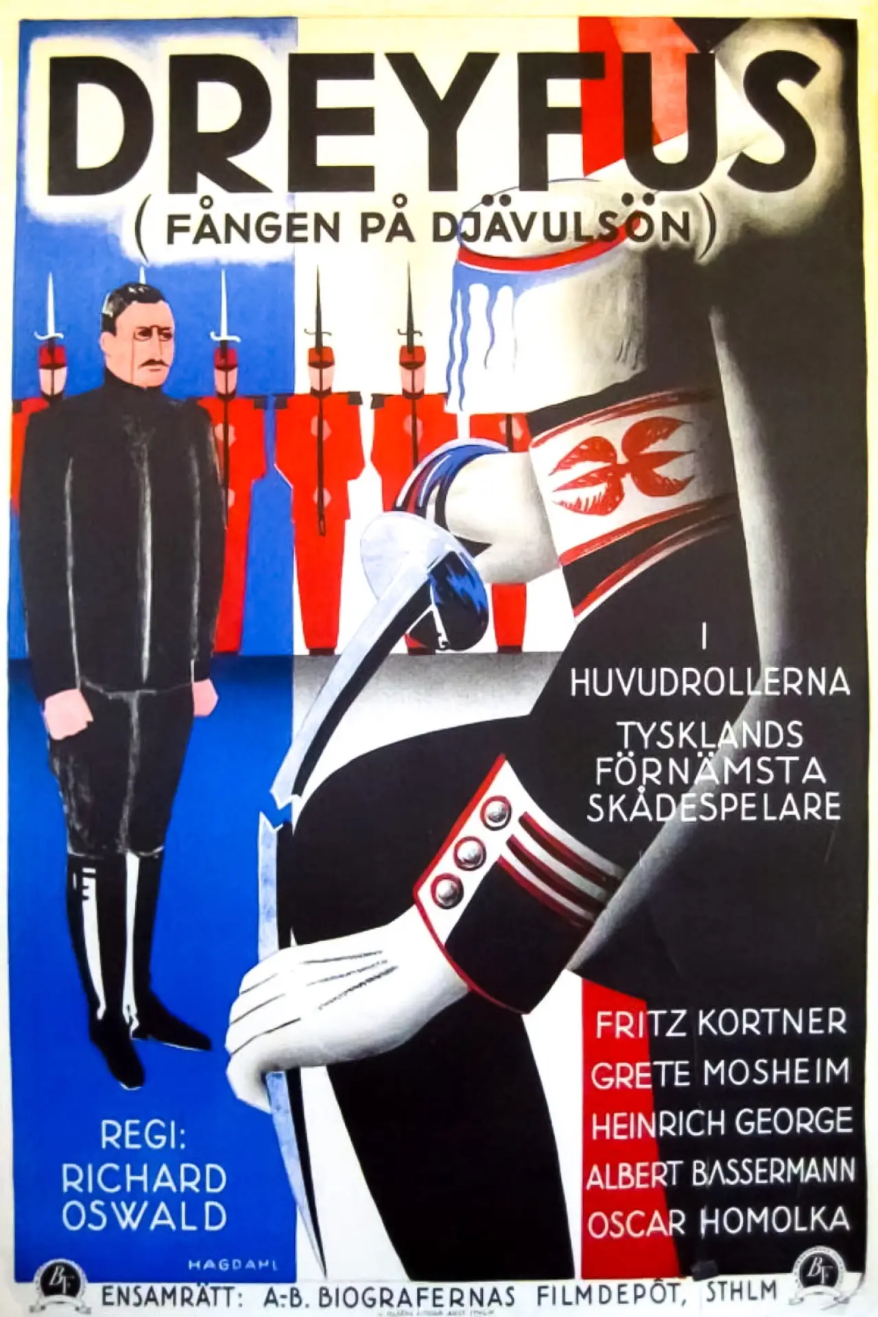 Plakat filmowy "Dreyfus"
