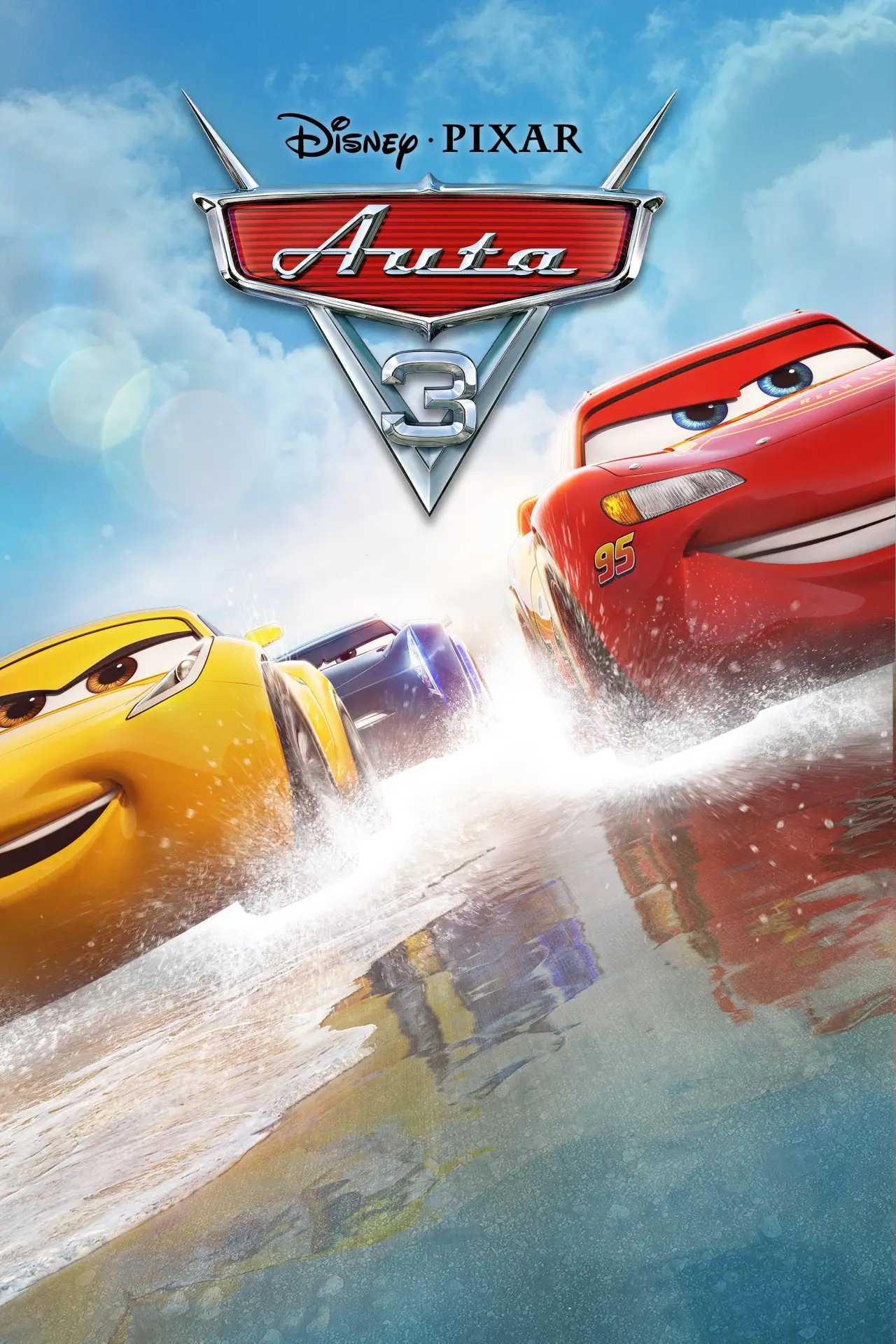 Plakat filmowy "Auta 3"