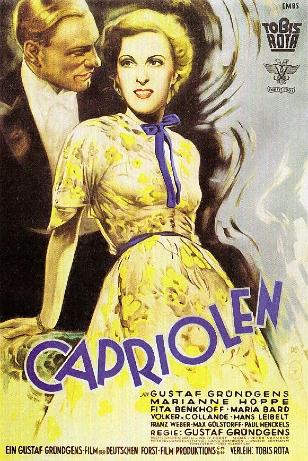Plakat filmowy "Kapriolen"