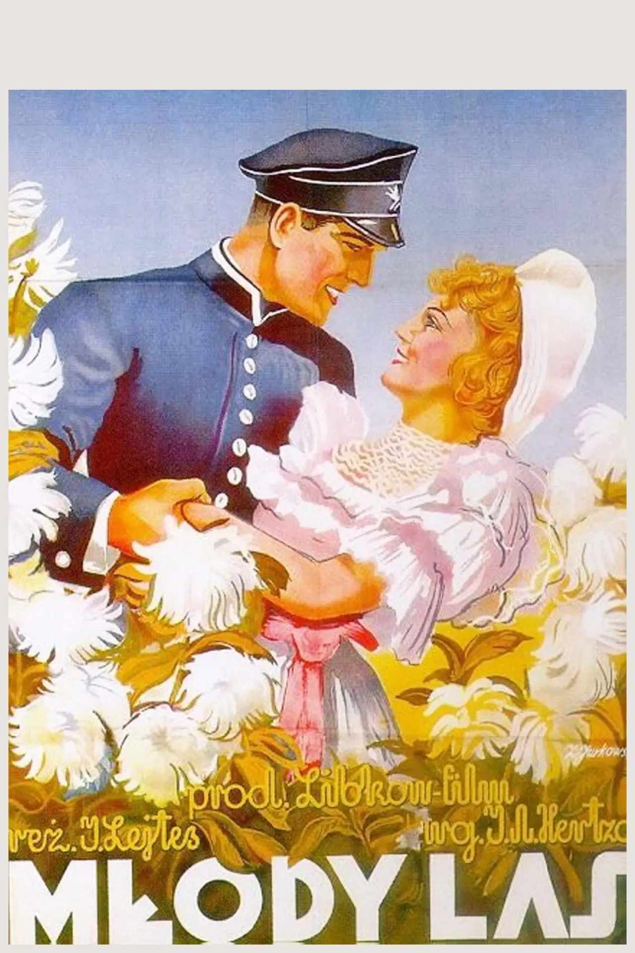 Plakat filmowy "Młody las"
