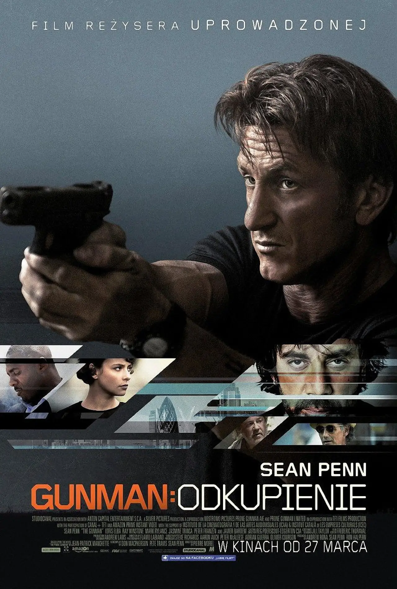 Plakat filmowy "Gunman: Odkupienie"