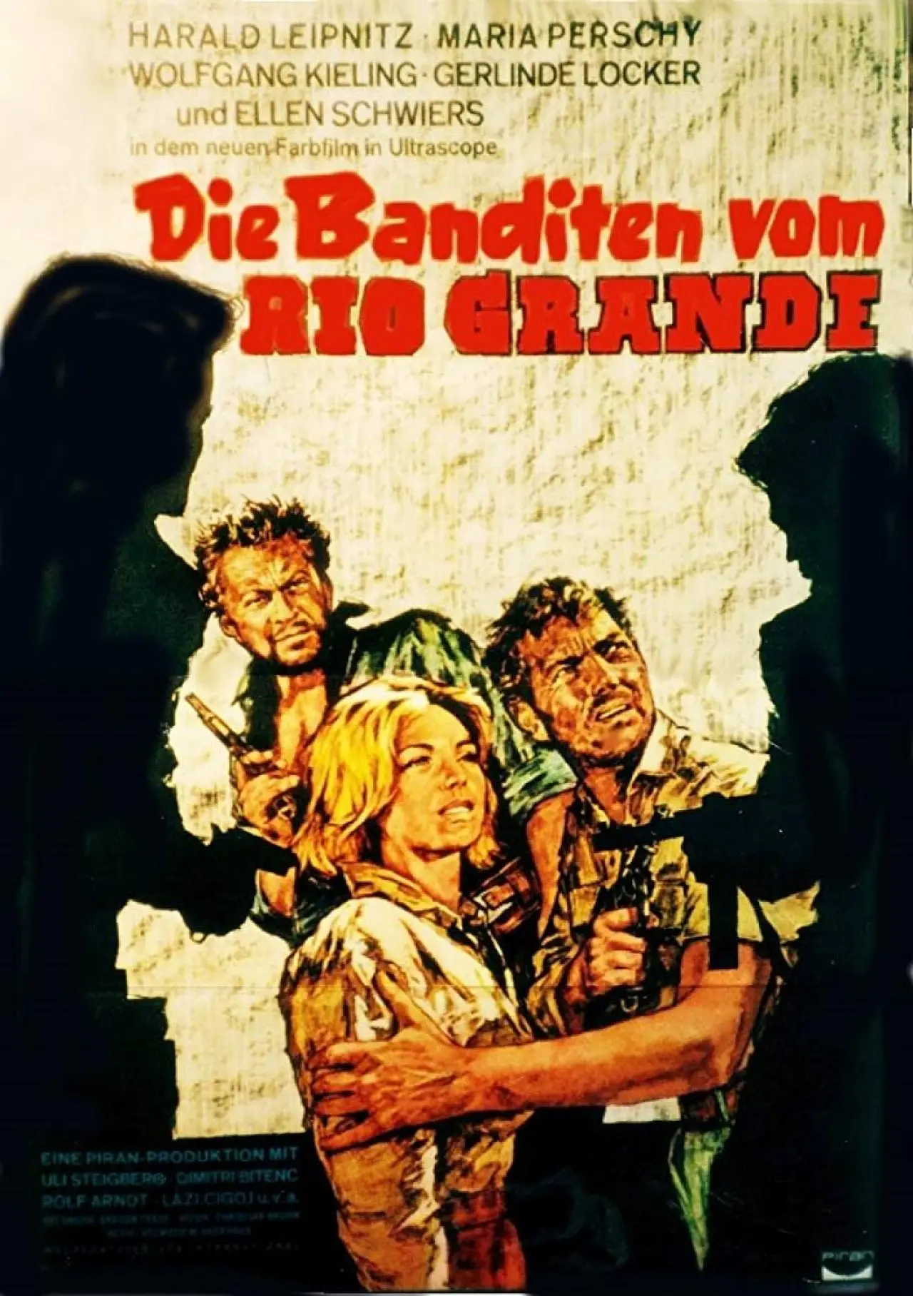 Plakat filmowy "Die Banditen vom Rio Grande"