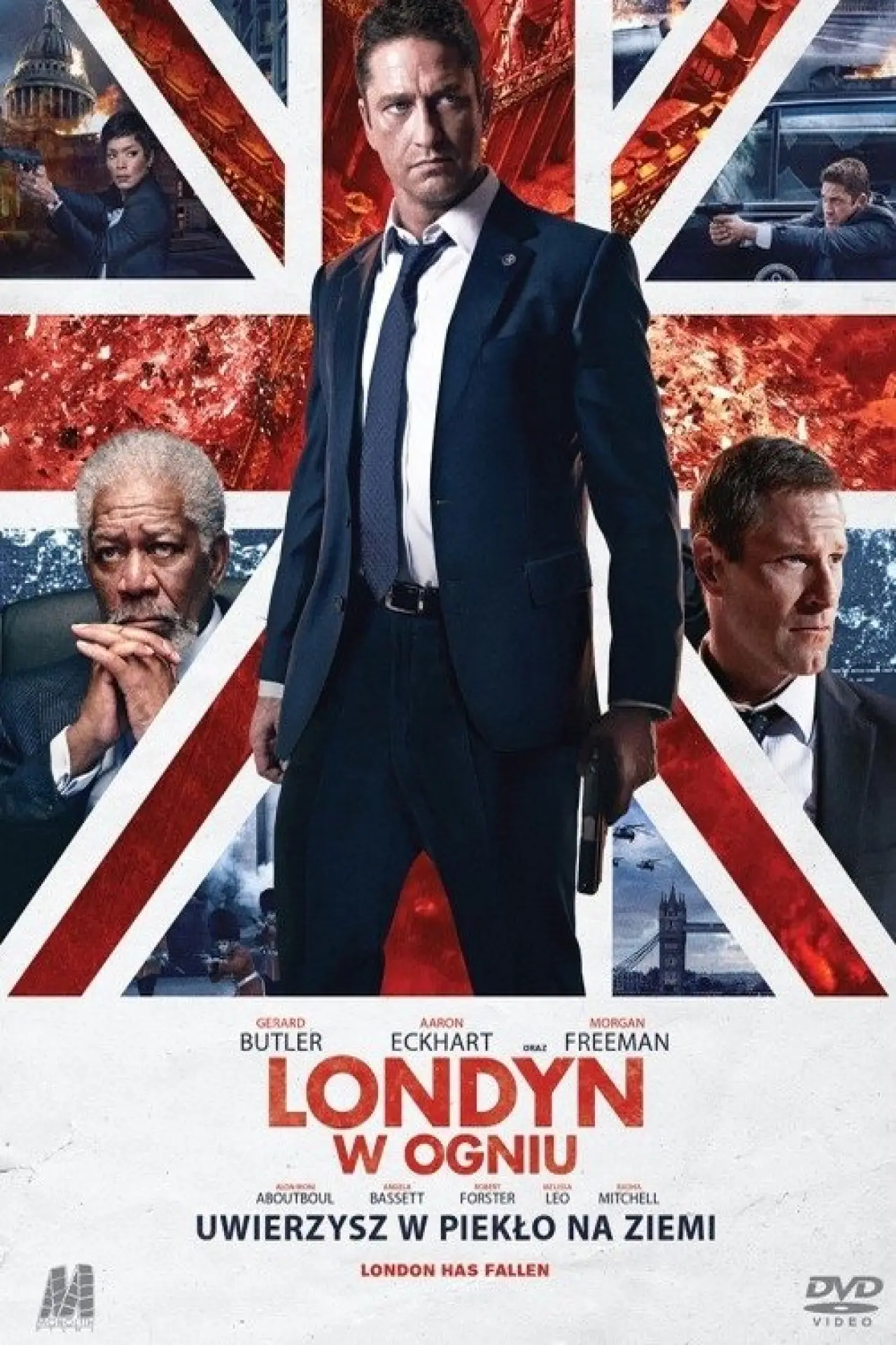 Plakat filmowy "Londyn w ogniu"