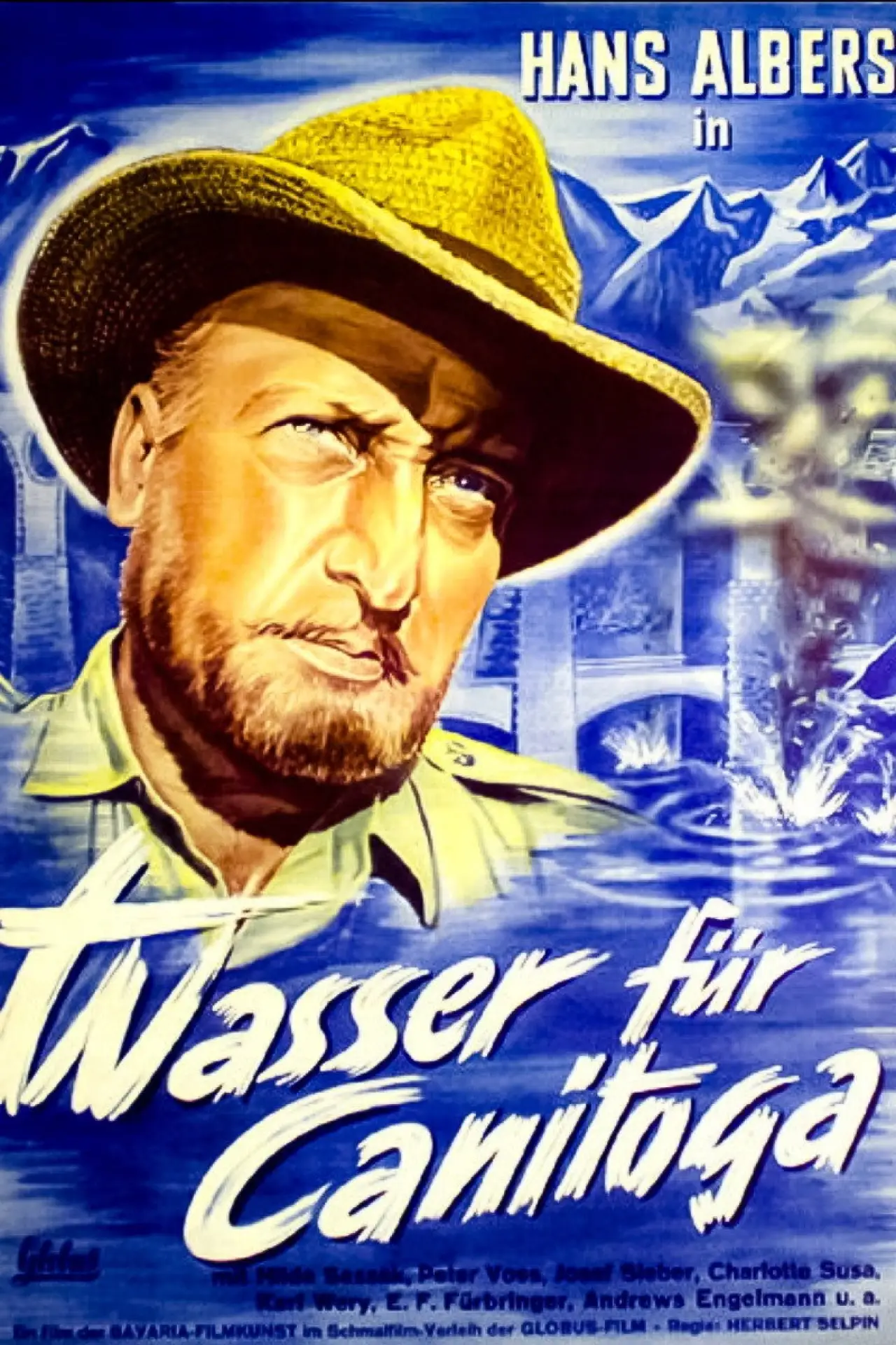 Plakat filmowy "Wasser für Canitoga"