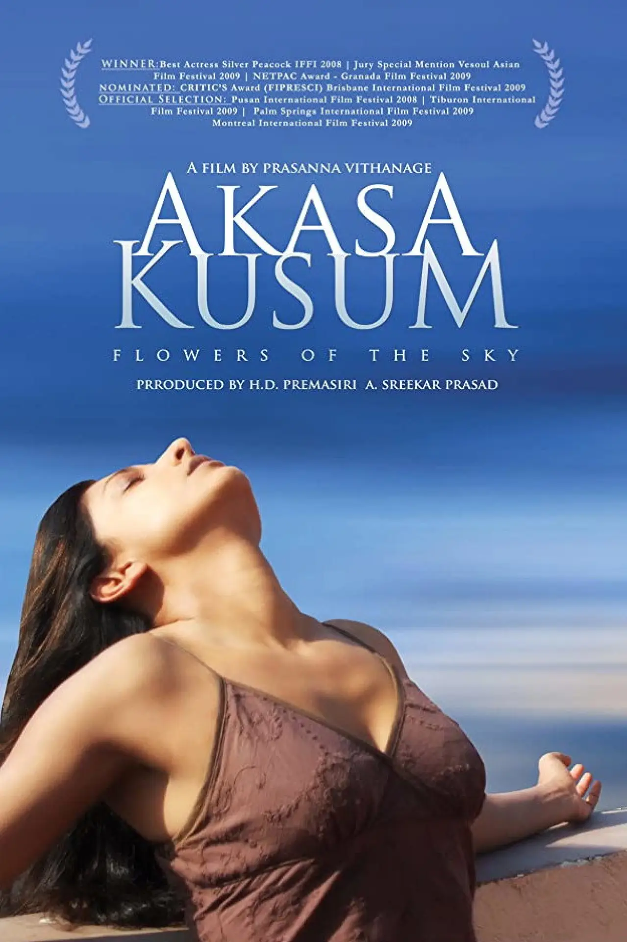 Plakat filmowy "ආකාස කුසුම්"