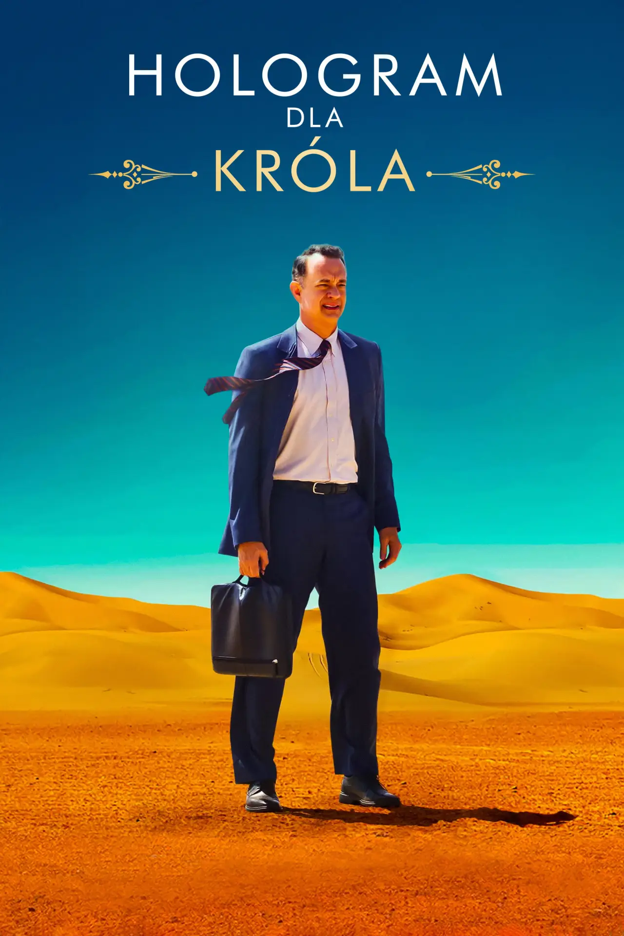 Plakat filmowy "Hologram dla króla"