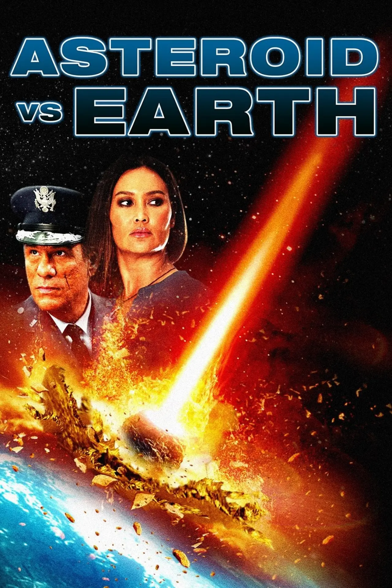 Plakat filmowy "Meteor kontra Ziemia"