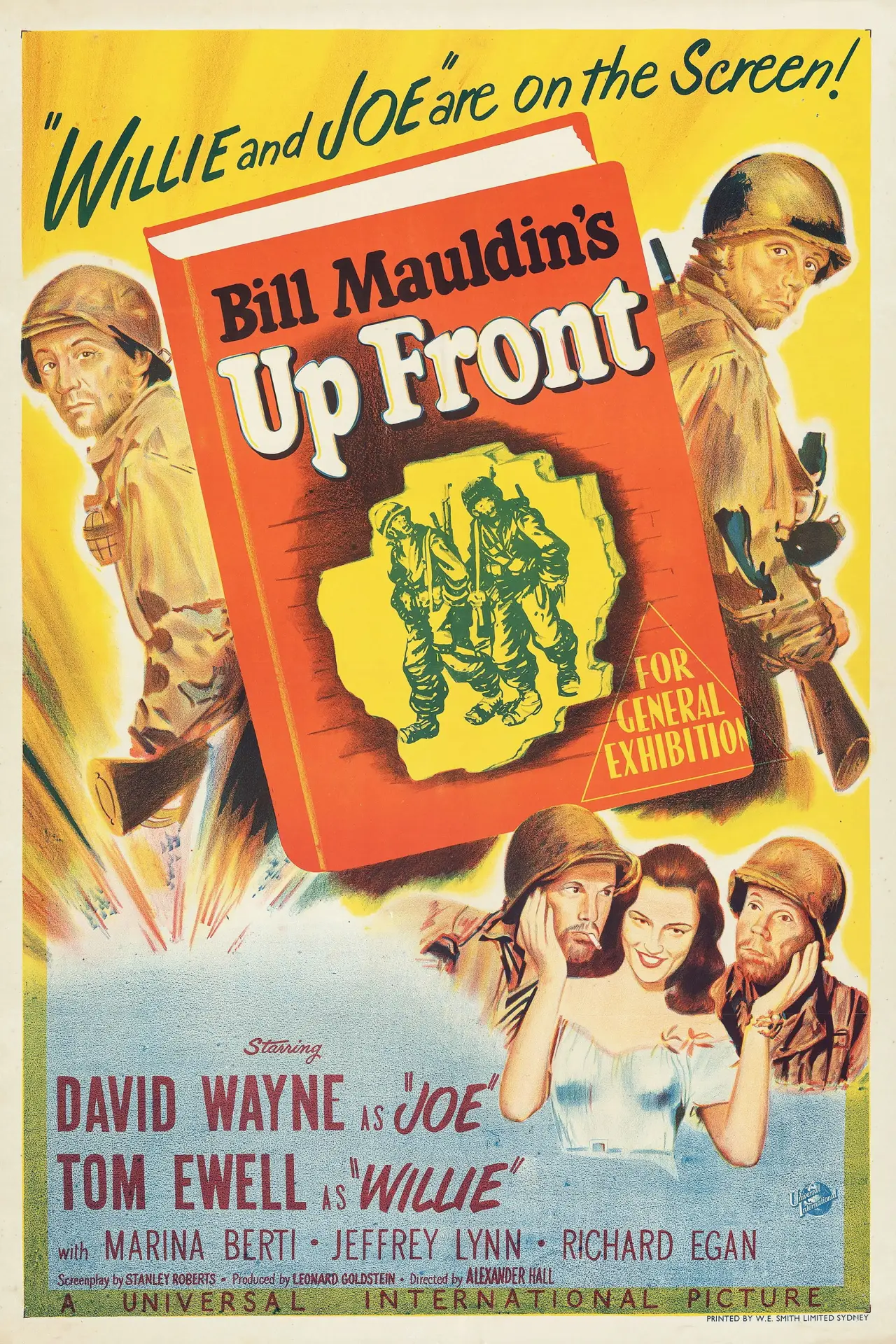 Plakat filmowy "Up Front"
