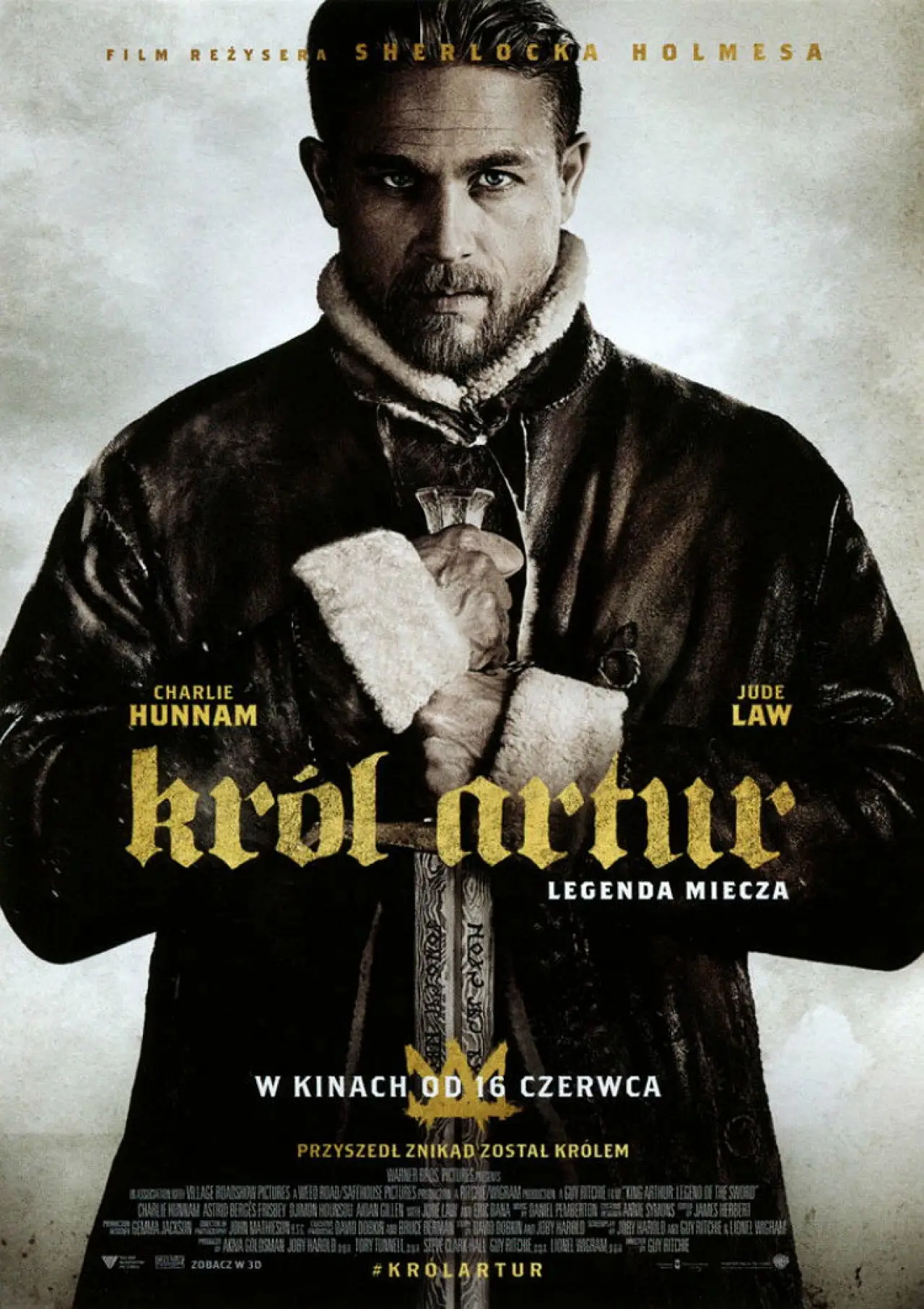 Plakat filmowy "Król Artur: Legenda miecza"