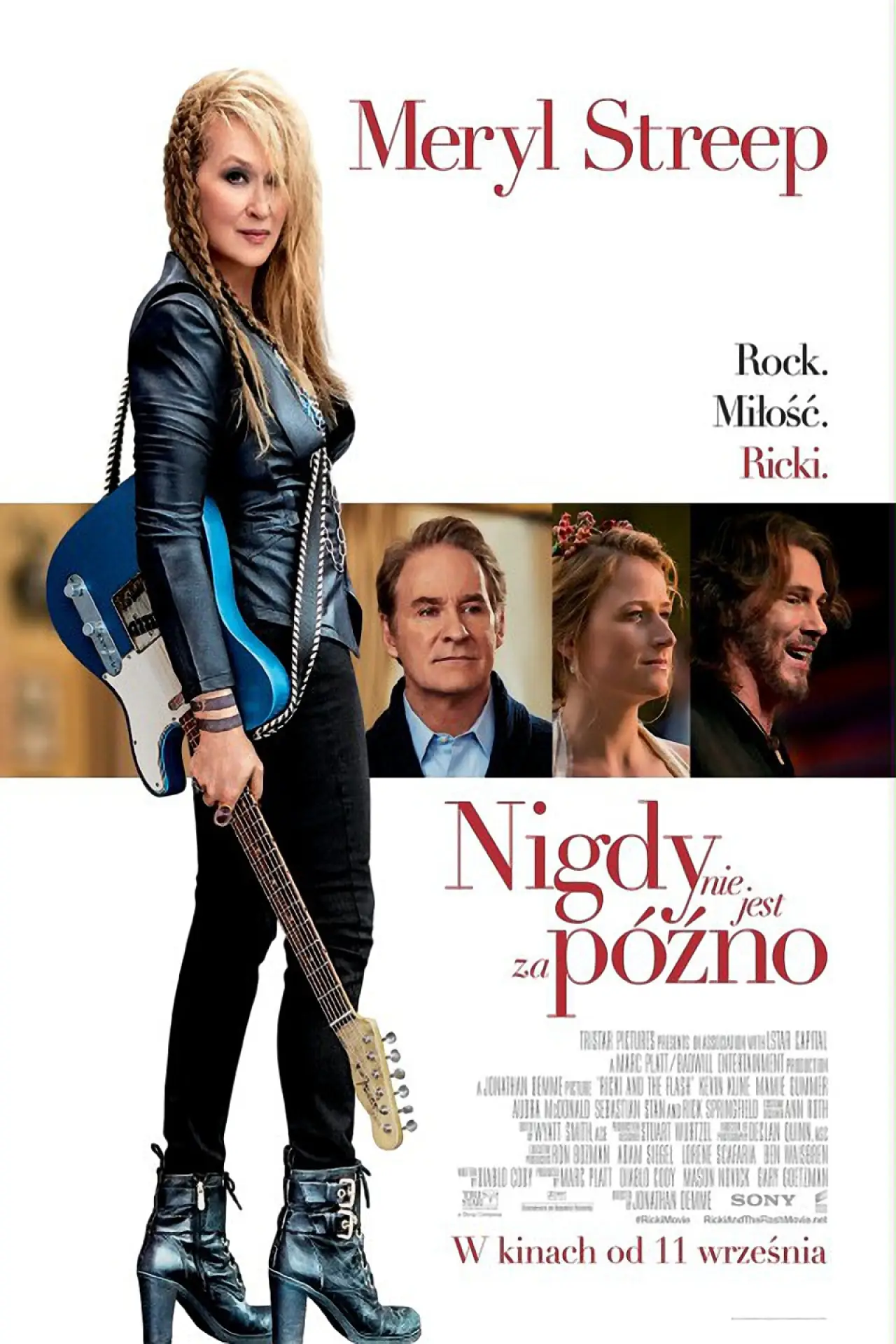 Plakat filmowy "Nigdy nie jest za późno"