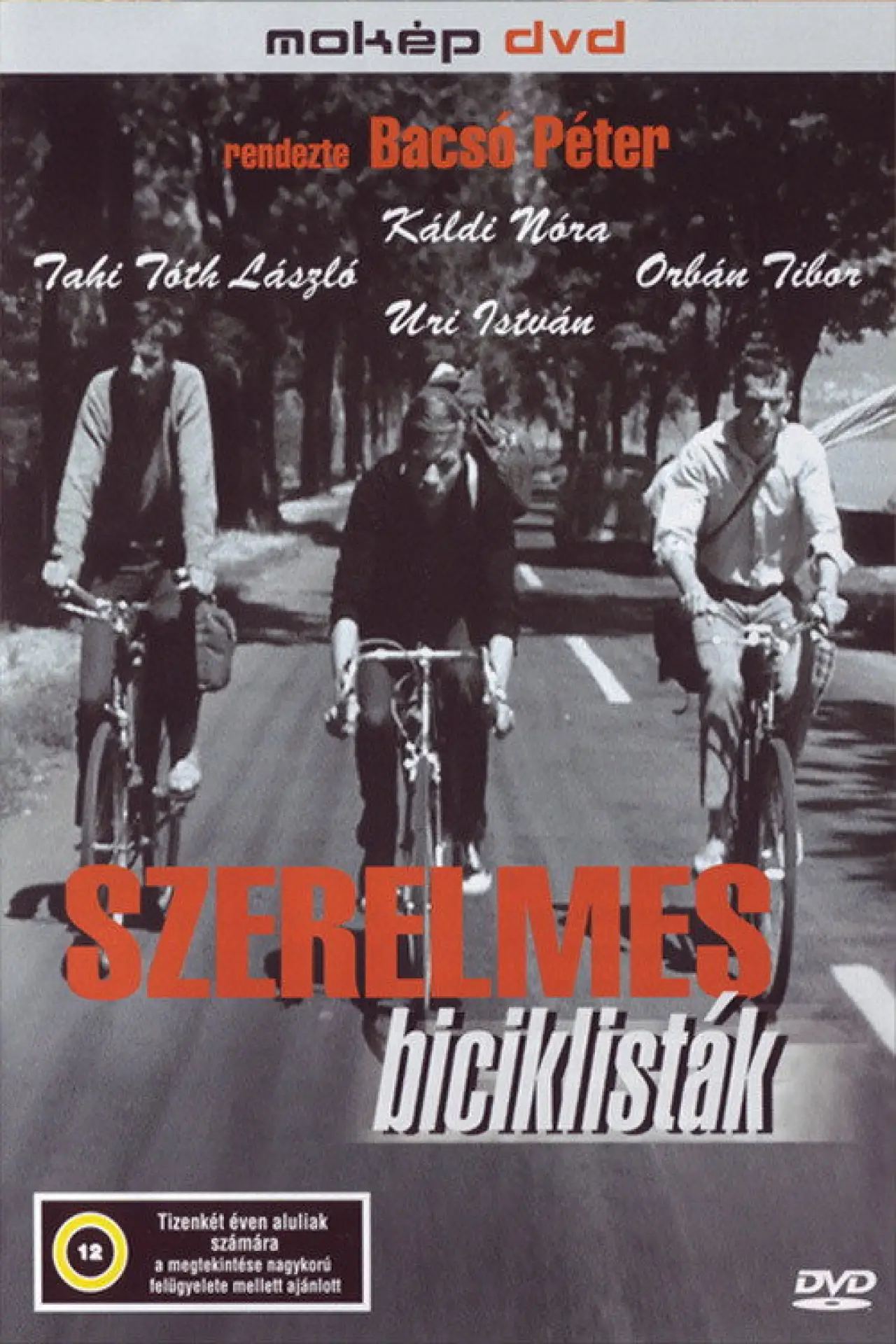 Plakat filmowy "Szerelmes biciklisták"