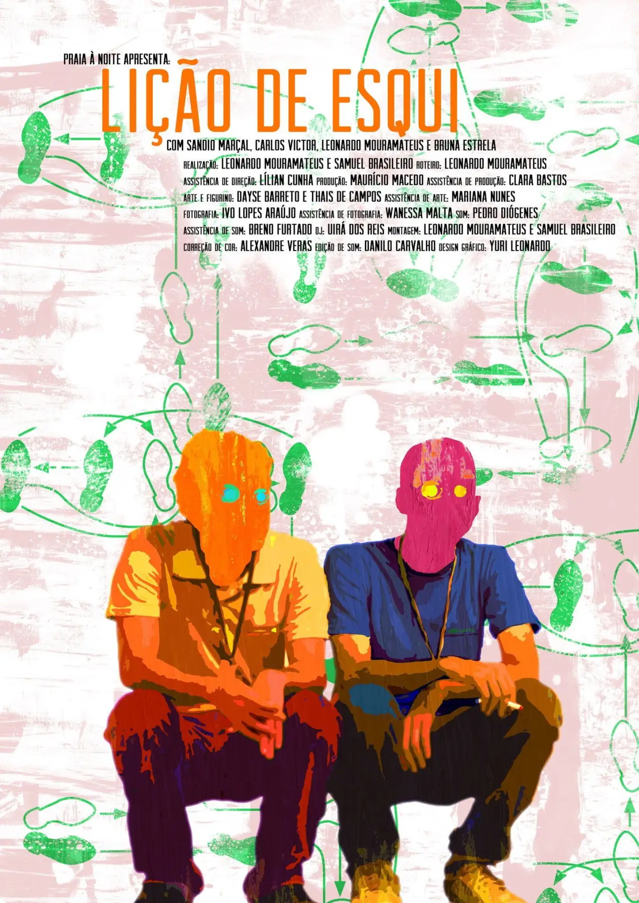 Plakat filmowy "Lição de Esqui"