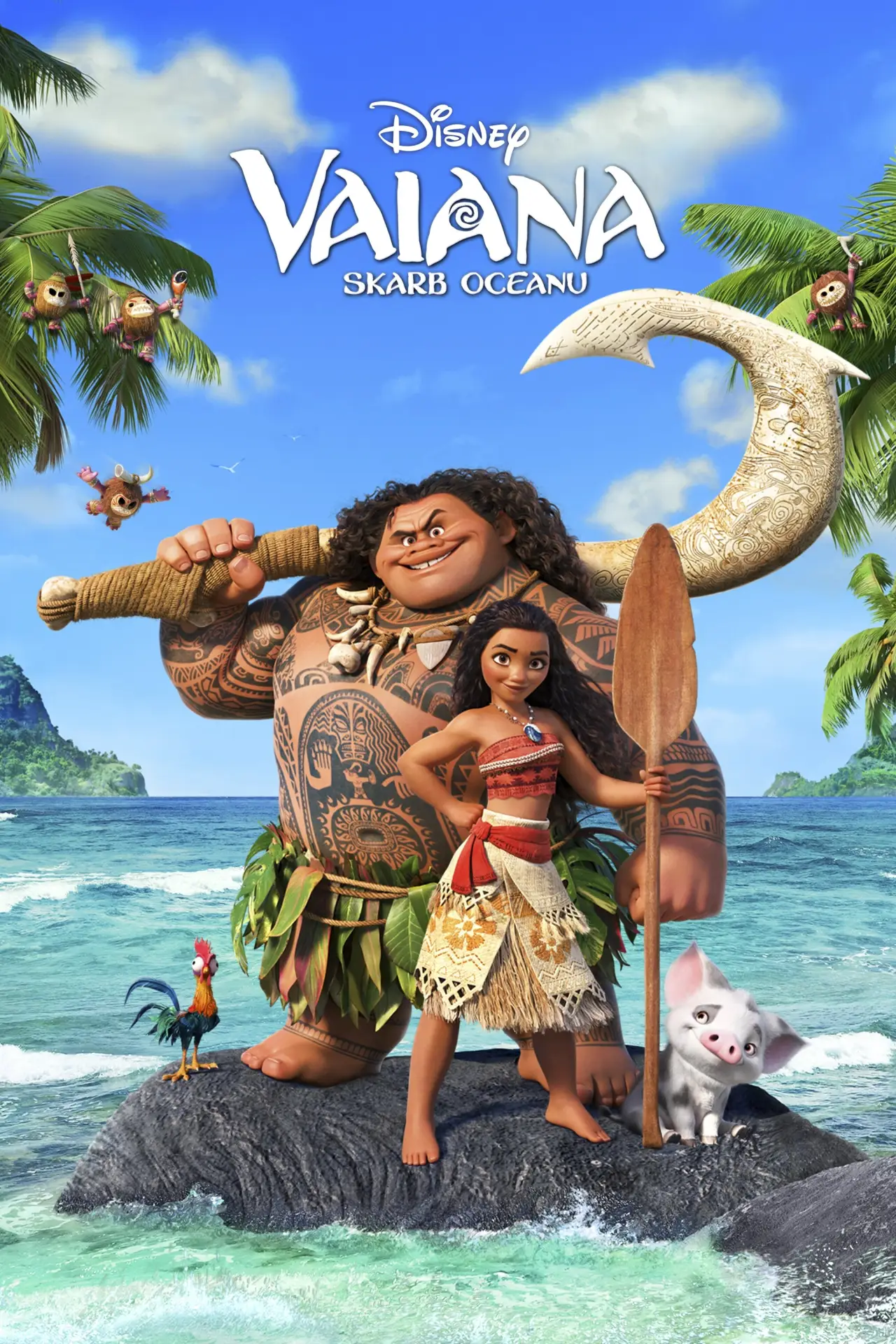 Plakat filmowy "Vaiana: Skarb oceanu"