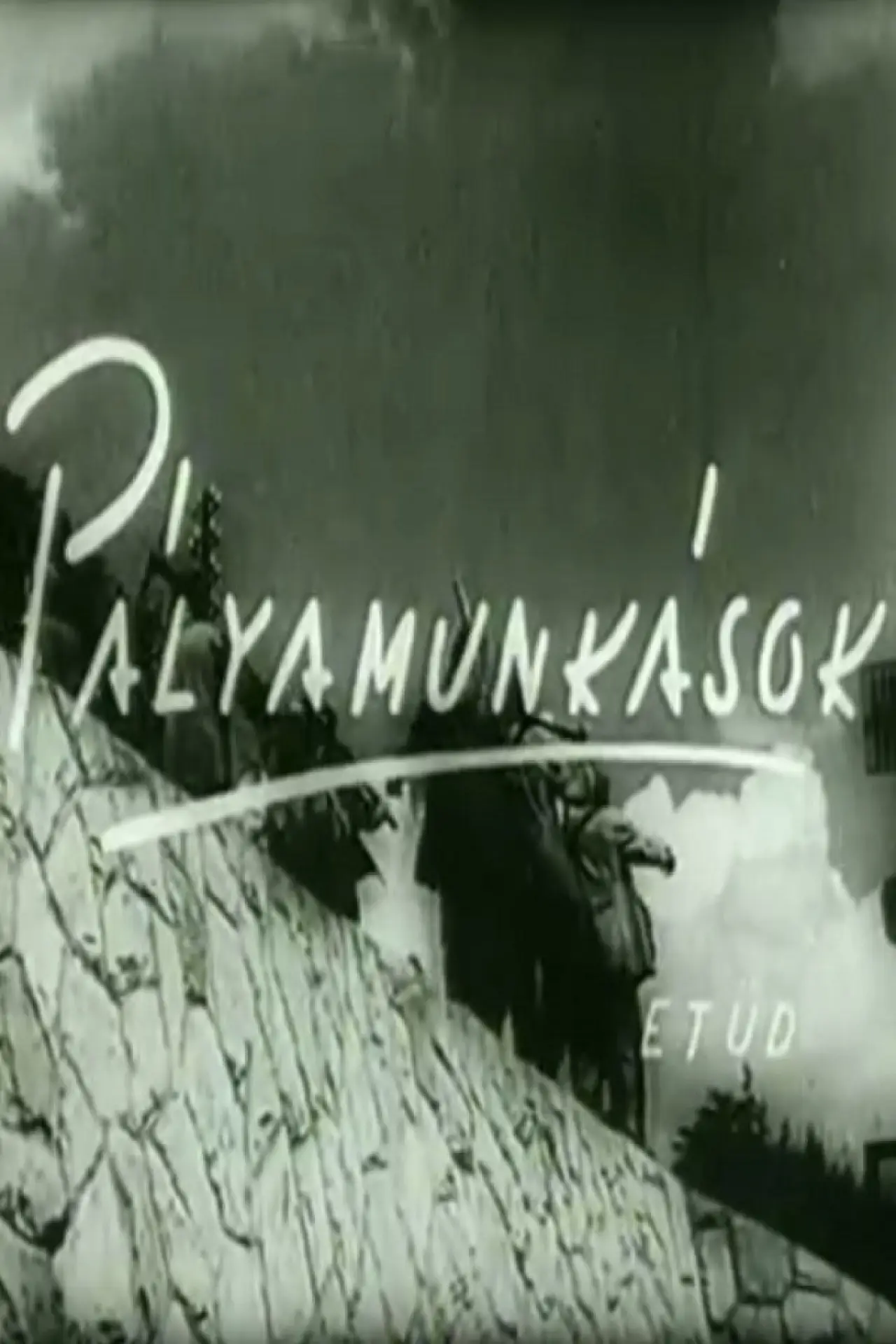 Plakat filmowy "Pályamunkások"