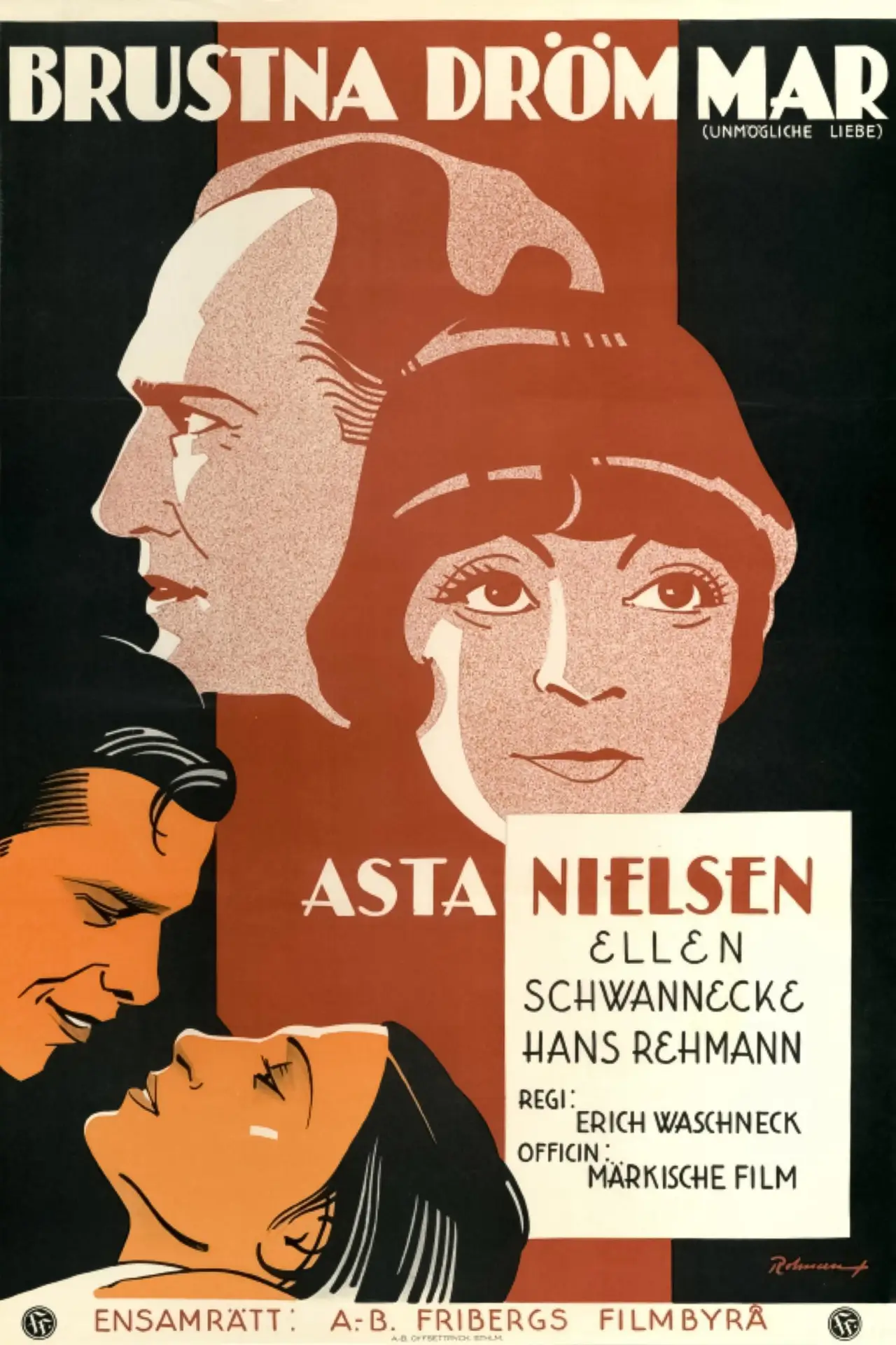 Plakat filmowy "Unmögliche Liebe"