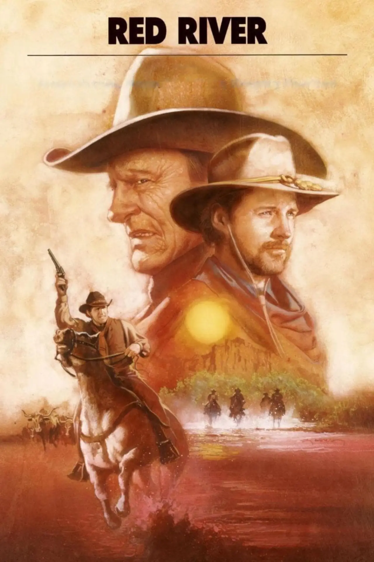 Plakat filmowy "Red River"