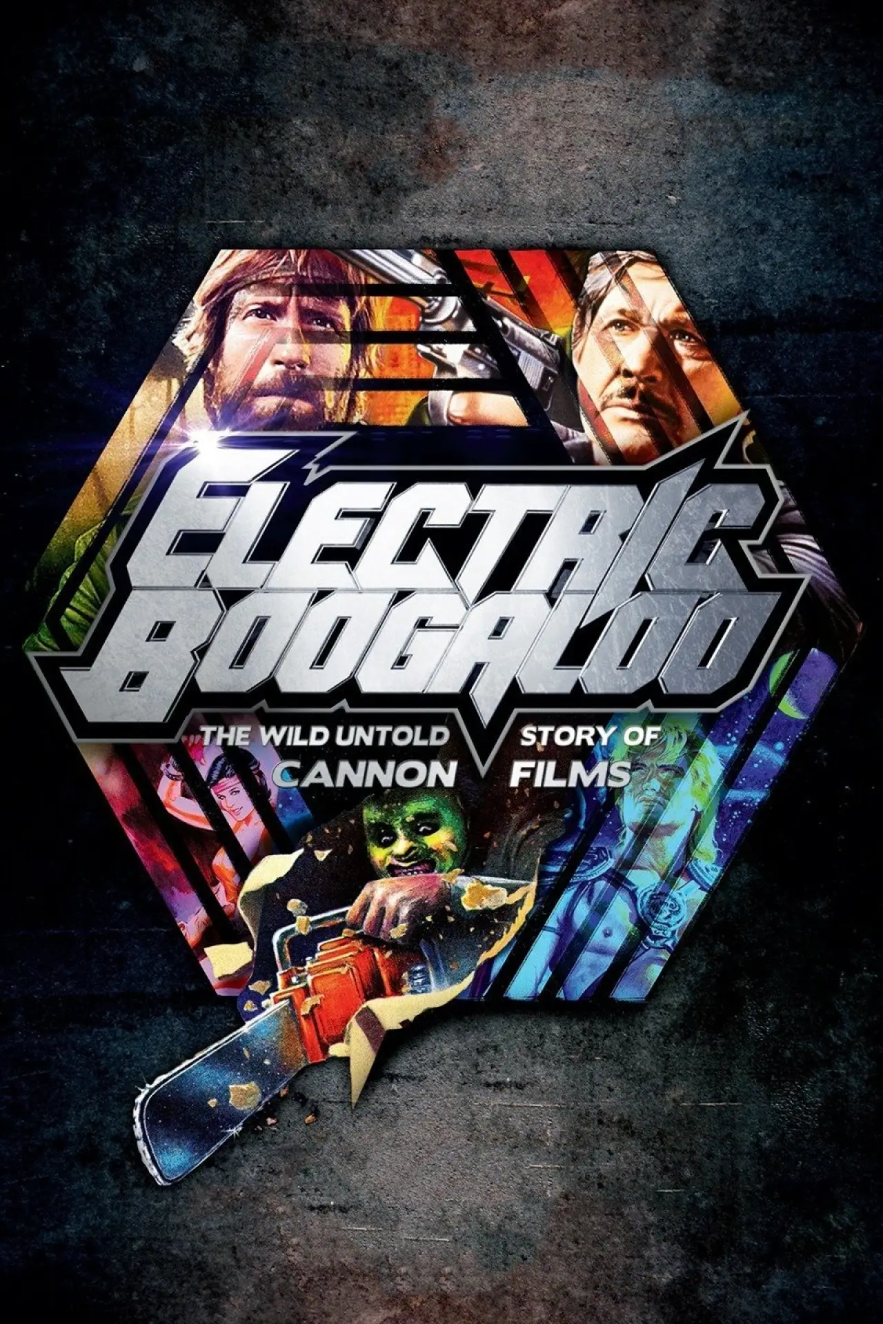 Plakat filmowy "Electric Boogaloo: The Wild, Untold Story of Cannon Films"