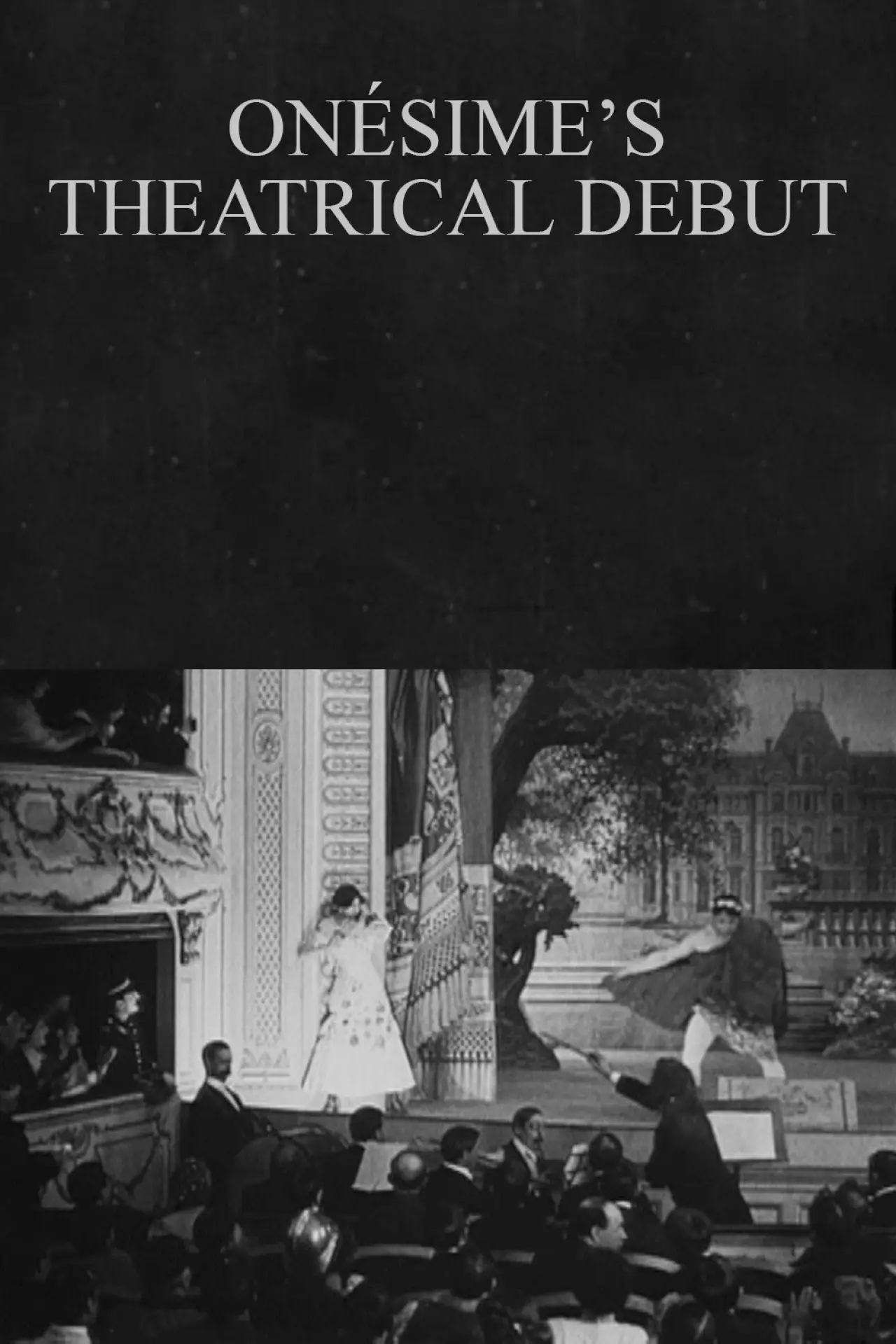 Plakat filmowy "Onésime débute au théâtre"