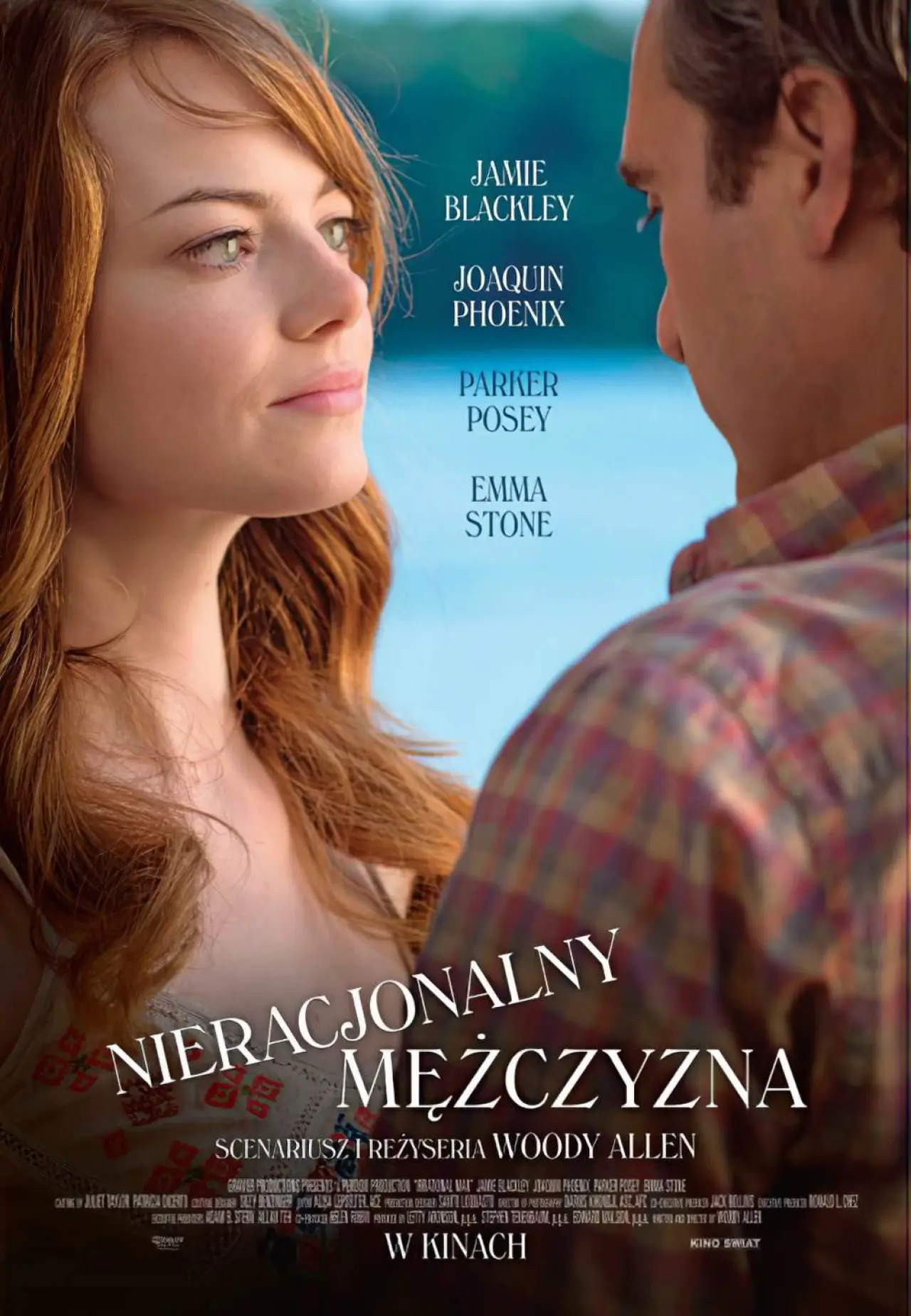 Plakat filmowy "Nieracjonalny mężczyzna"