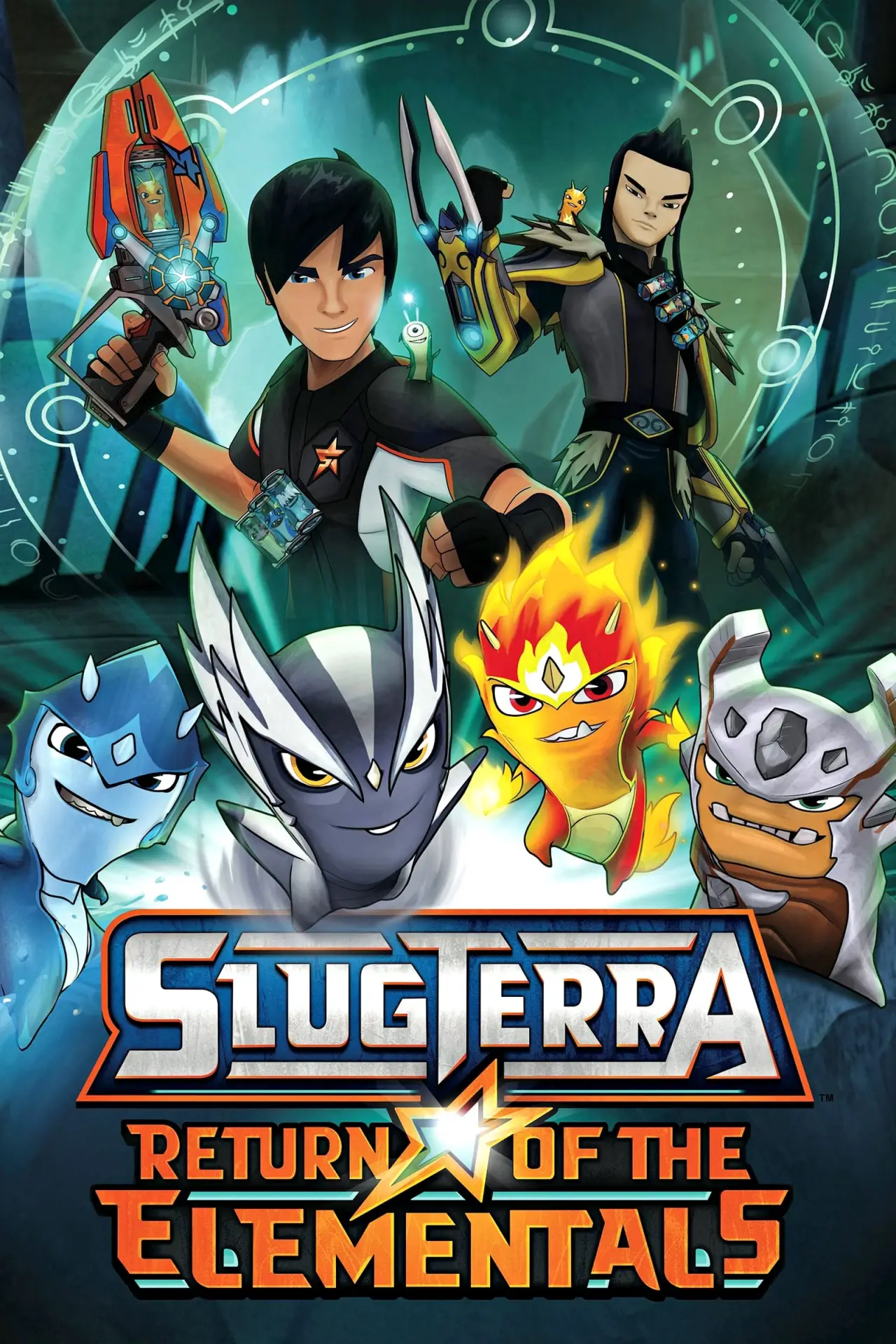 Plakat filmowy "SlugTerra: Return of the Elementals"