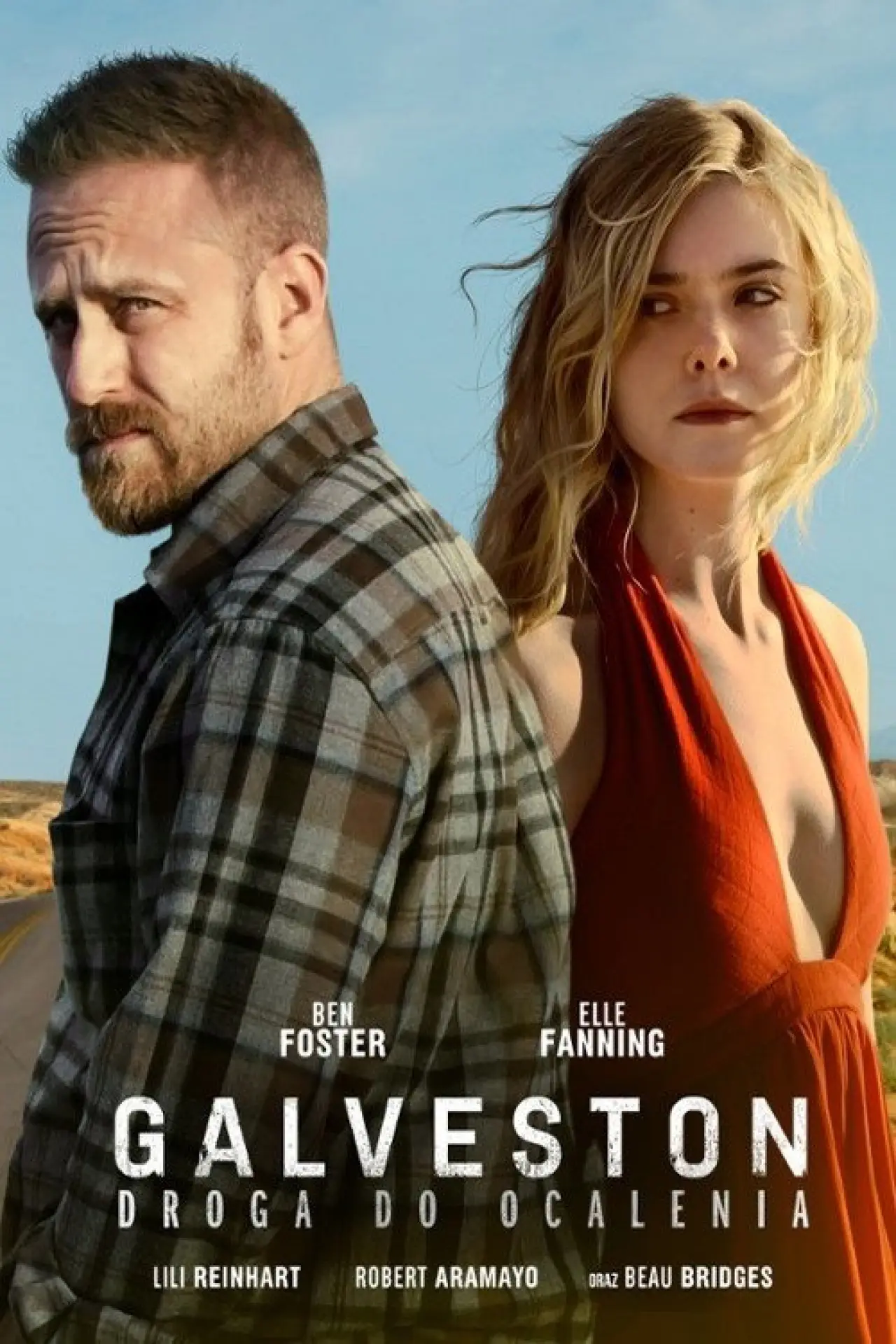 Plakat filmowy "Galveston. Droga do ocalenia"
