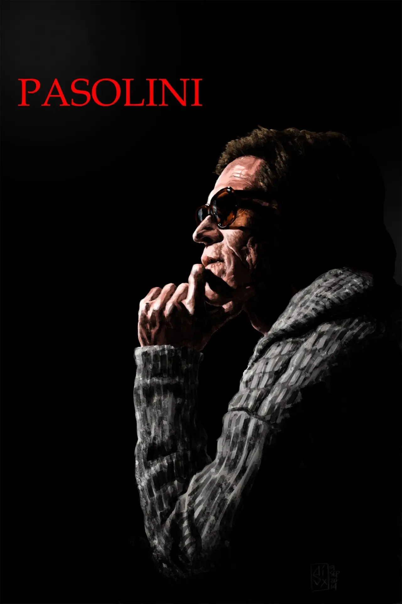 Plakat filmowy "Pasolini"