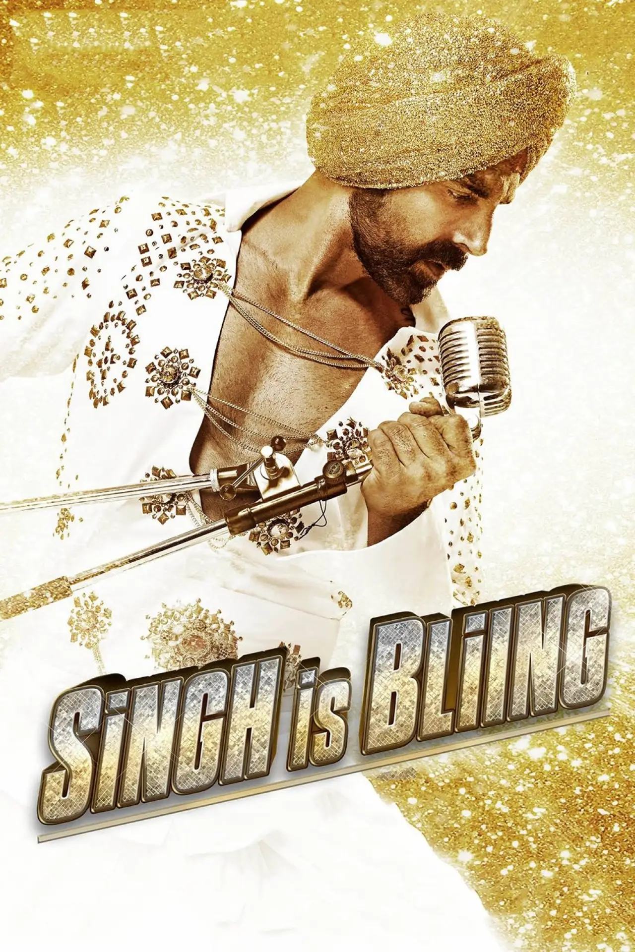 Plakat filmowy "Błyszczący Singh"