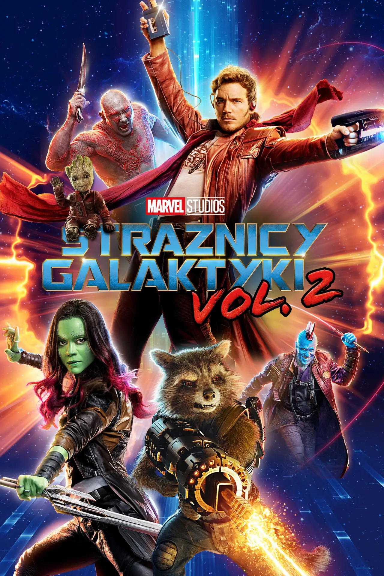 Plakat filmowy "Strażnicy Galaktyki vol. 2"