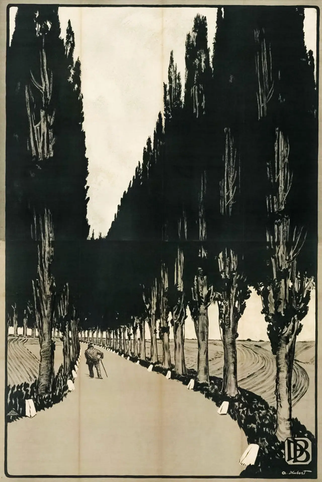 Plakat filmowy "Die Landstraße"