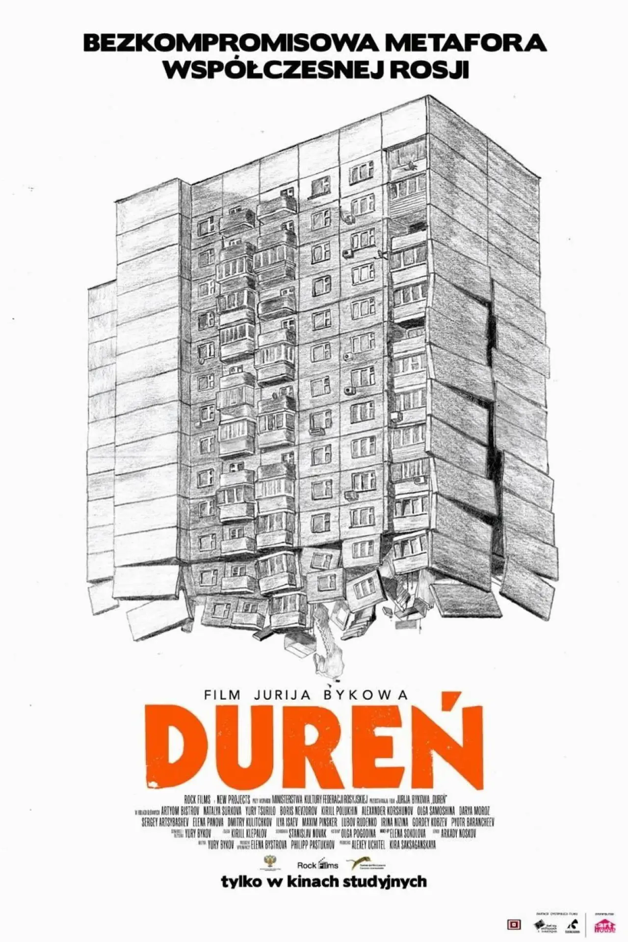 Plakat filmowy "Dureń"
