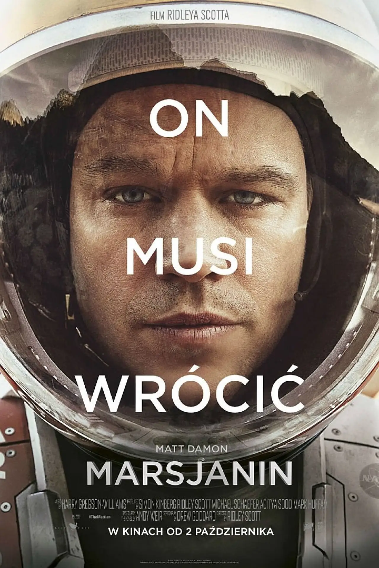 Plakat filmowy "Marsjanin"
