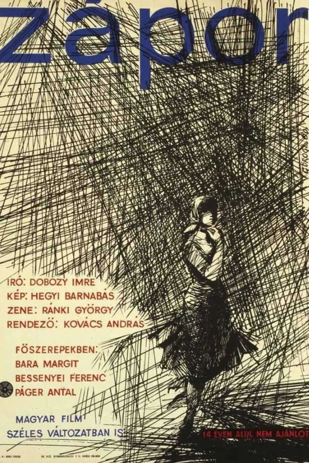 Plakat filmowy "Zápor"