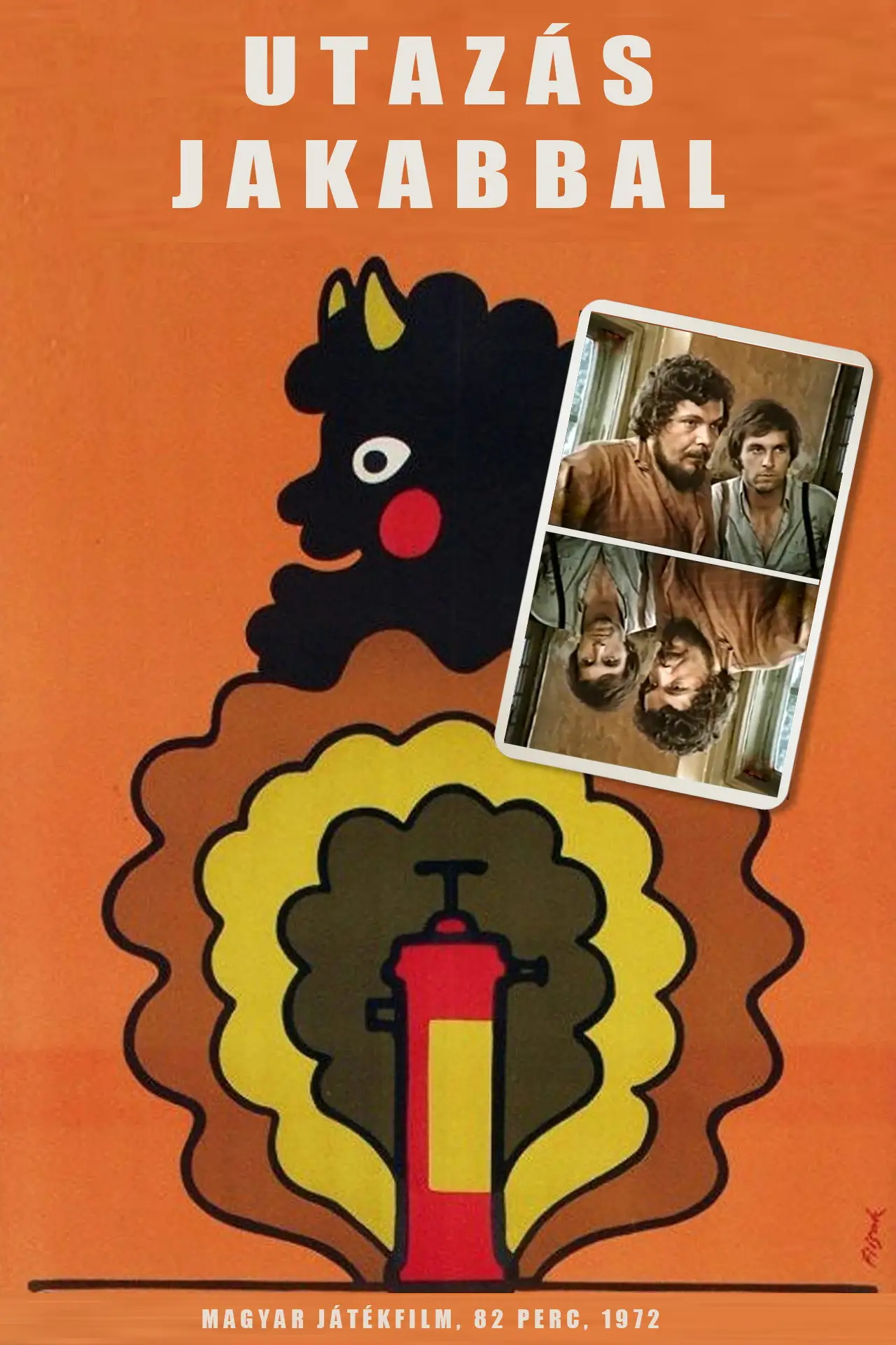 Plakat filmowy "Utazás Jakabbal"
