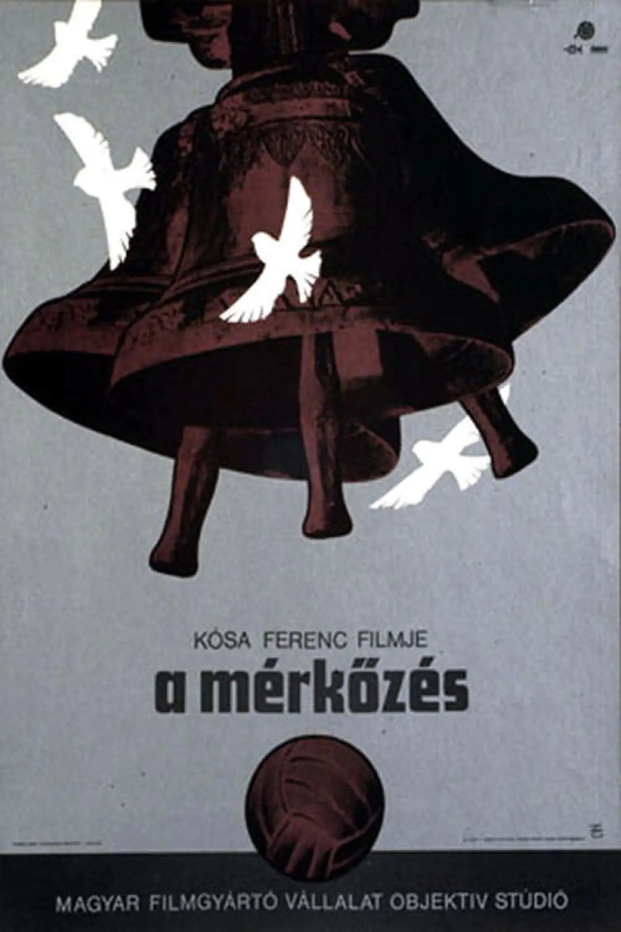 Plakat filmowy "A mérkőzés"