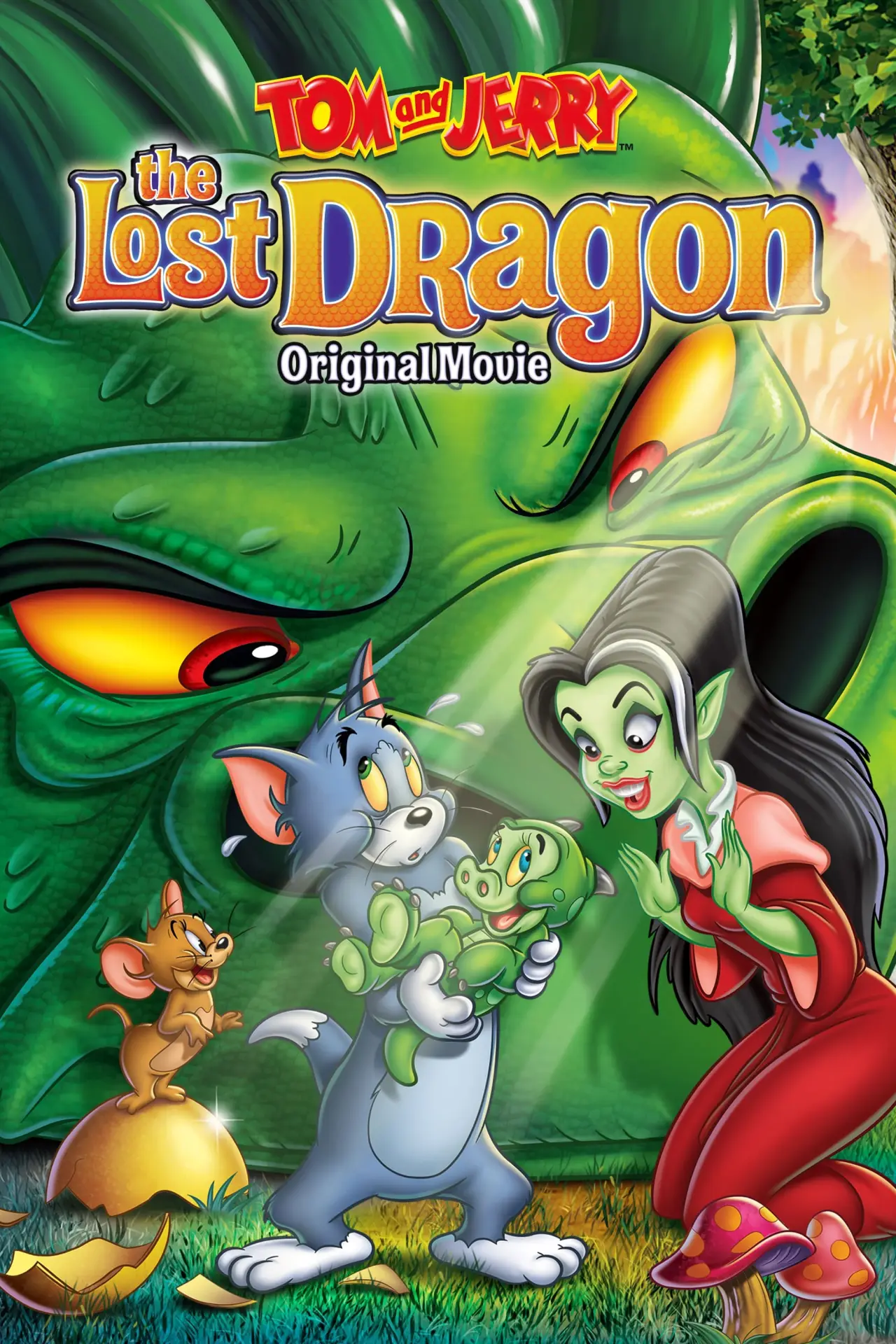 Plakat filmowy "Tom i Jerry: Jak uratować smoka"