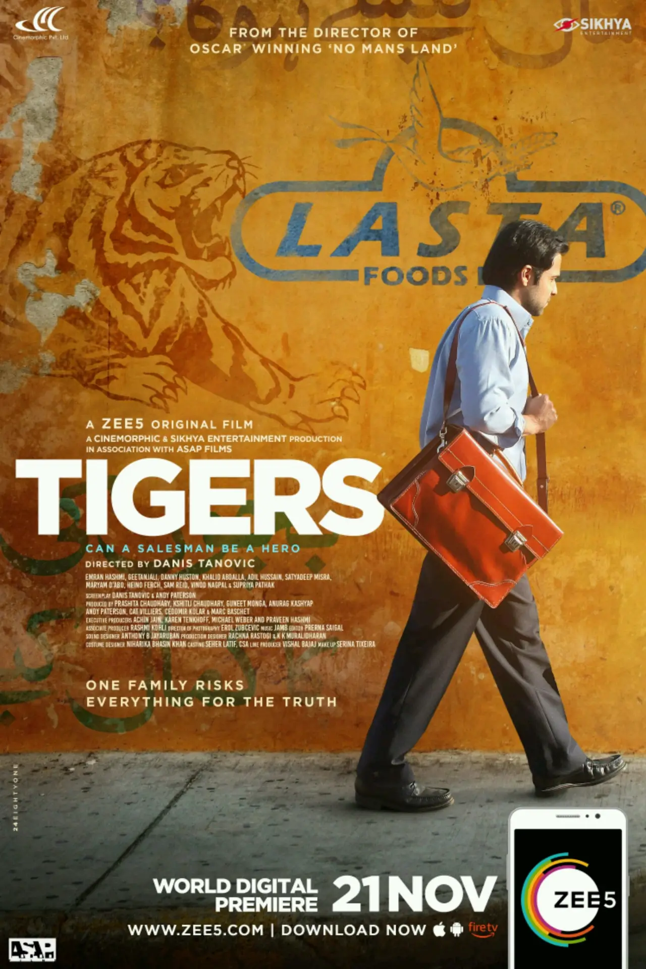 Plakat filmowy "Tigers"