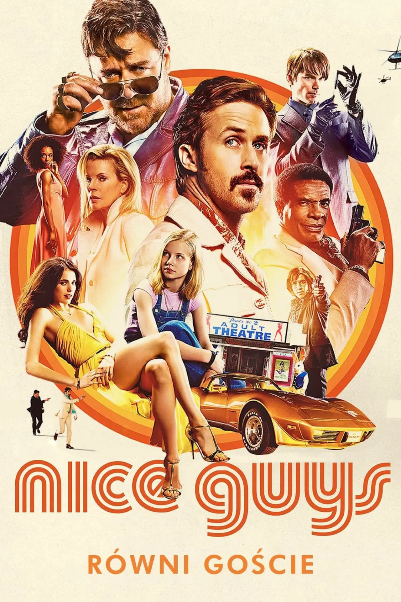 Plakat filmowy "Nice Guys. Równi goście"