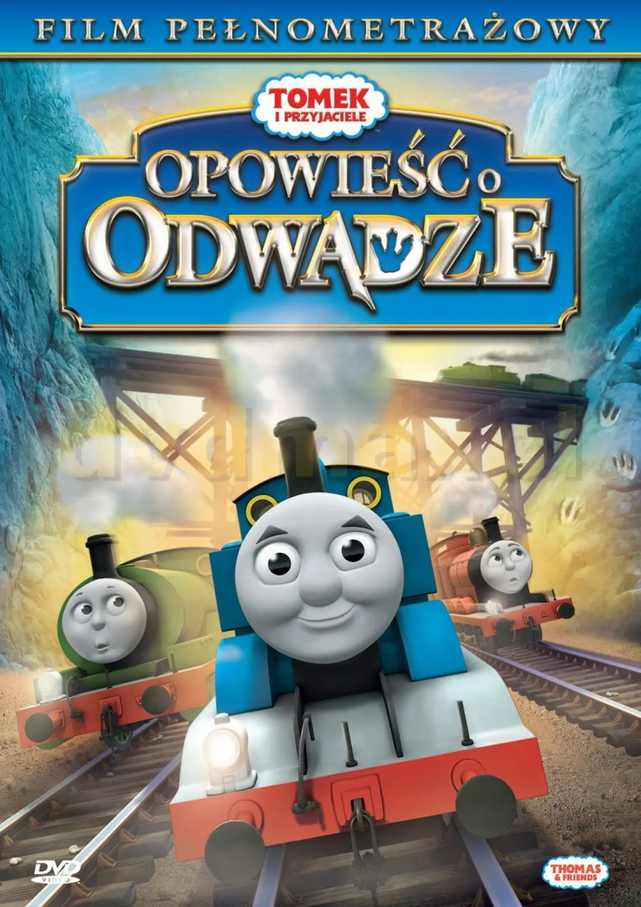 Plakat filmowy "Tomek i przyjaciele: Opowieść o odwadze"