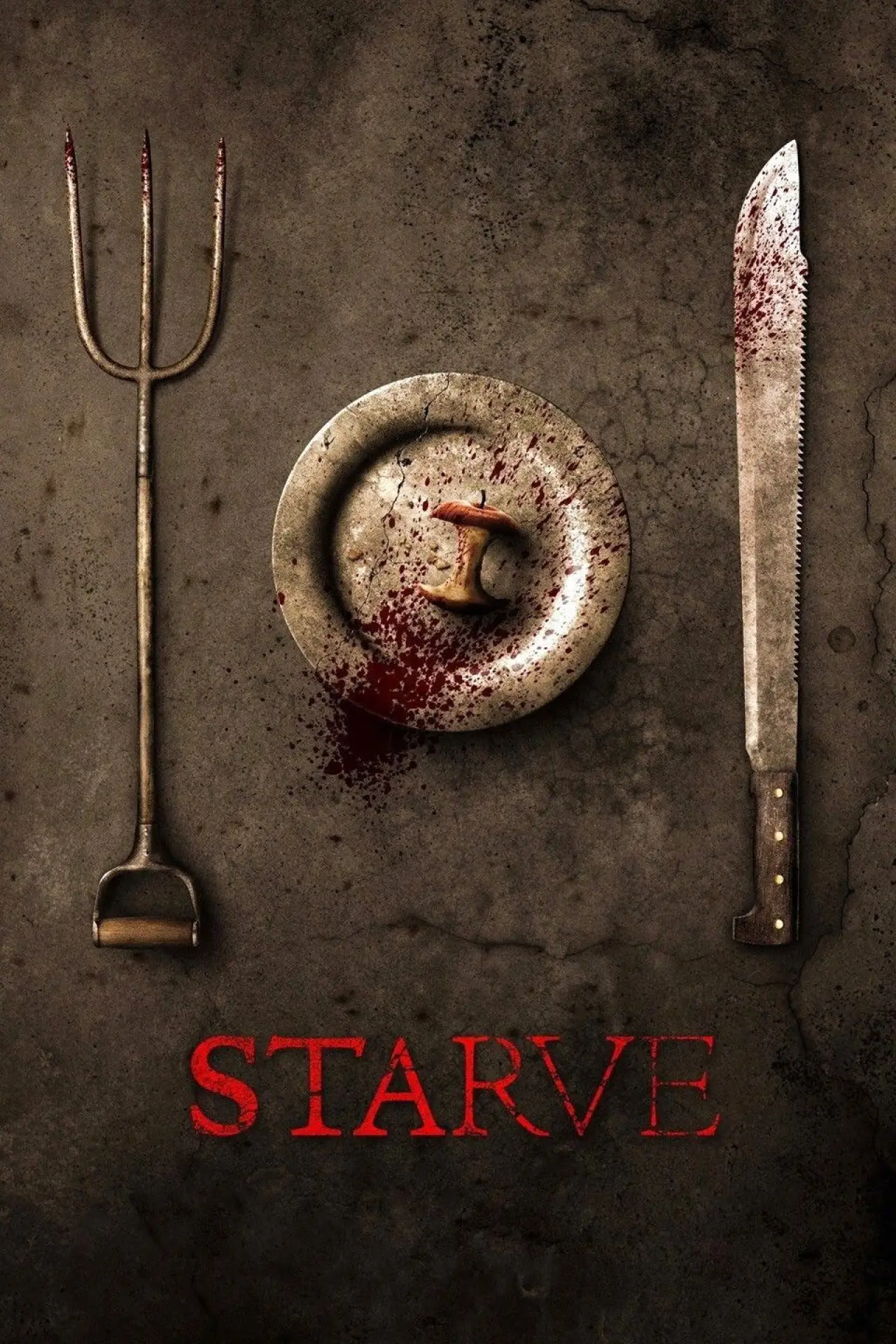 Plakat filmowy "Zagłodzeni"