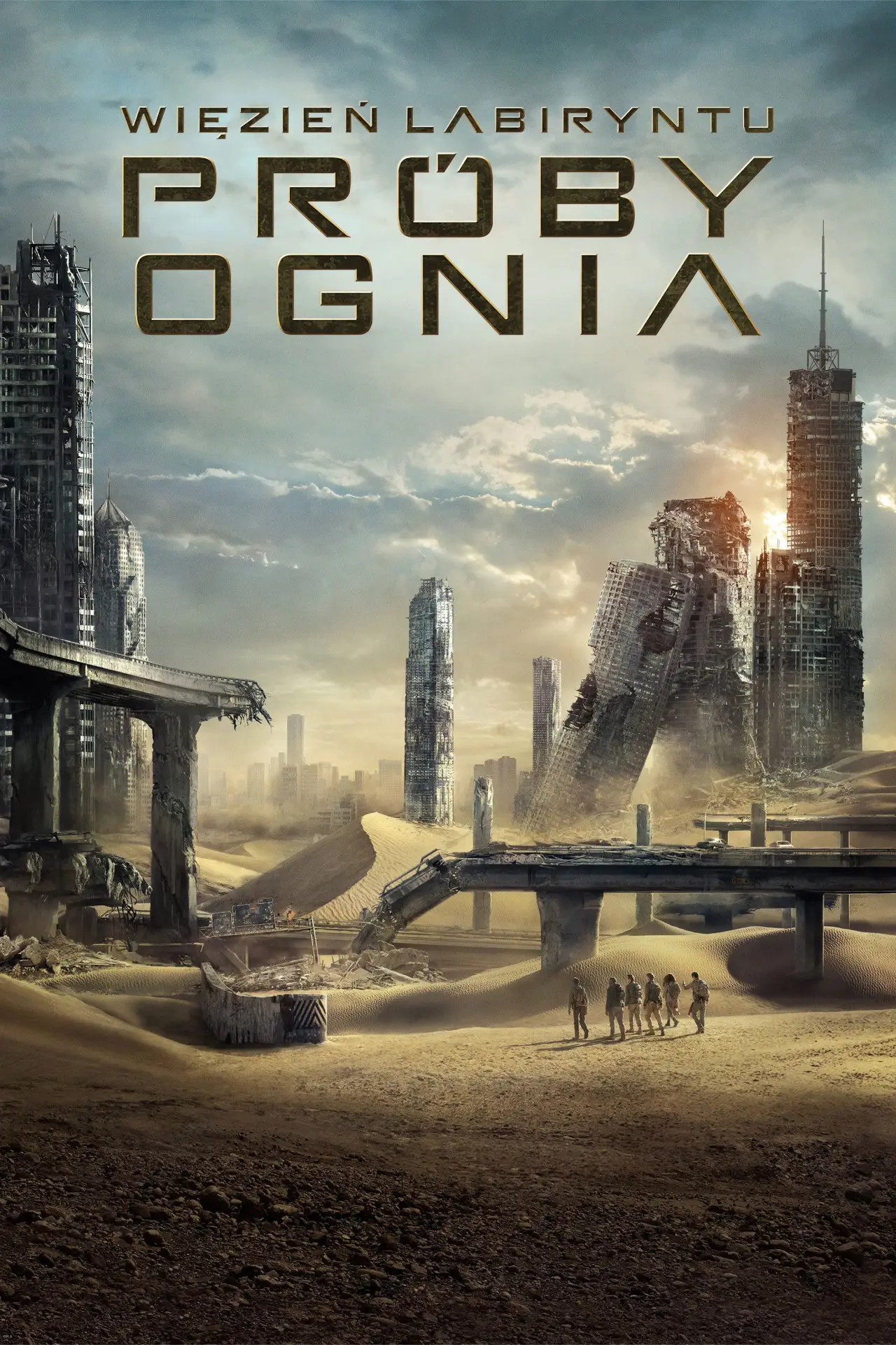 Plakat filmowy "Więzień labiryntu: Próby ognia"