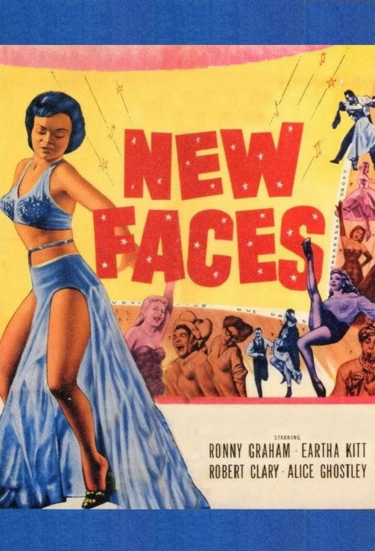 Plakat filmowy "New Faces"