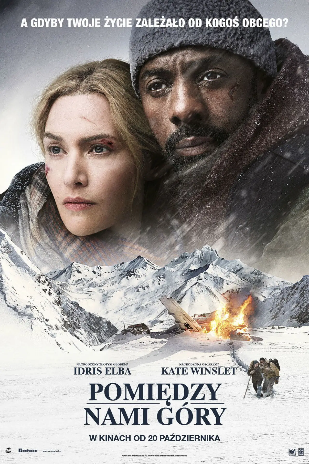Plakat filmowy "Pomiędzy Nami Góry"