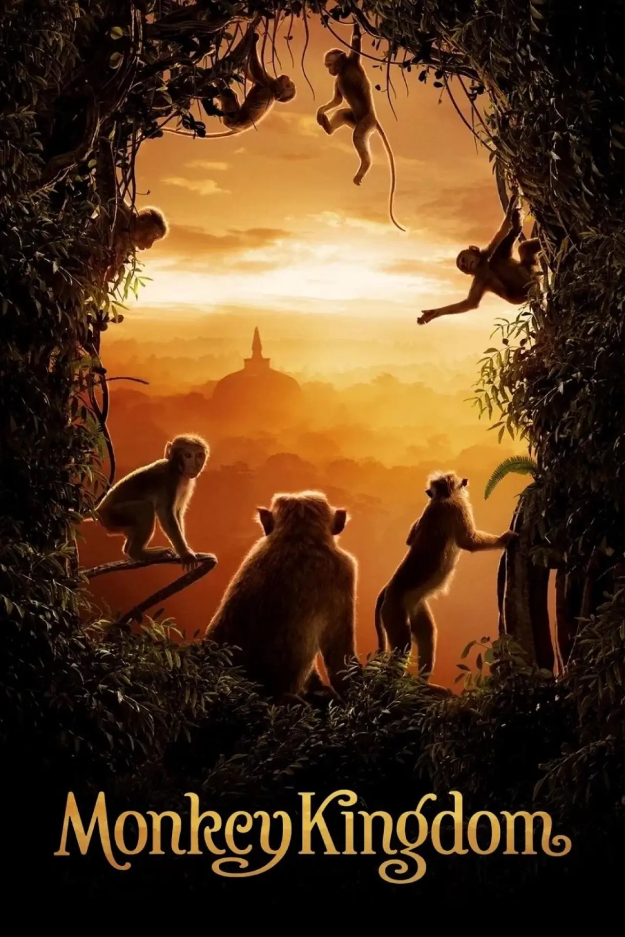 Plakat filmowy "Królestwo małp"